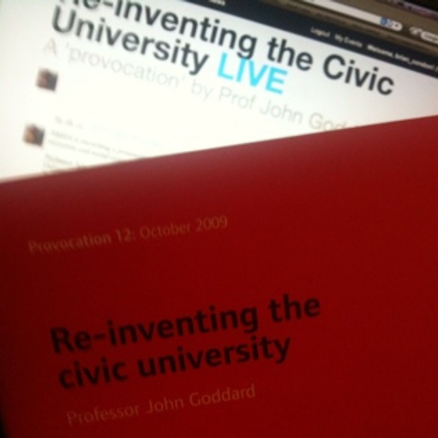 Re-inventing the civic university - a 'provocation' episode artwork