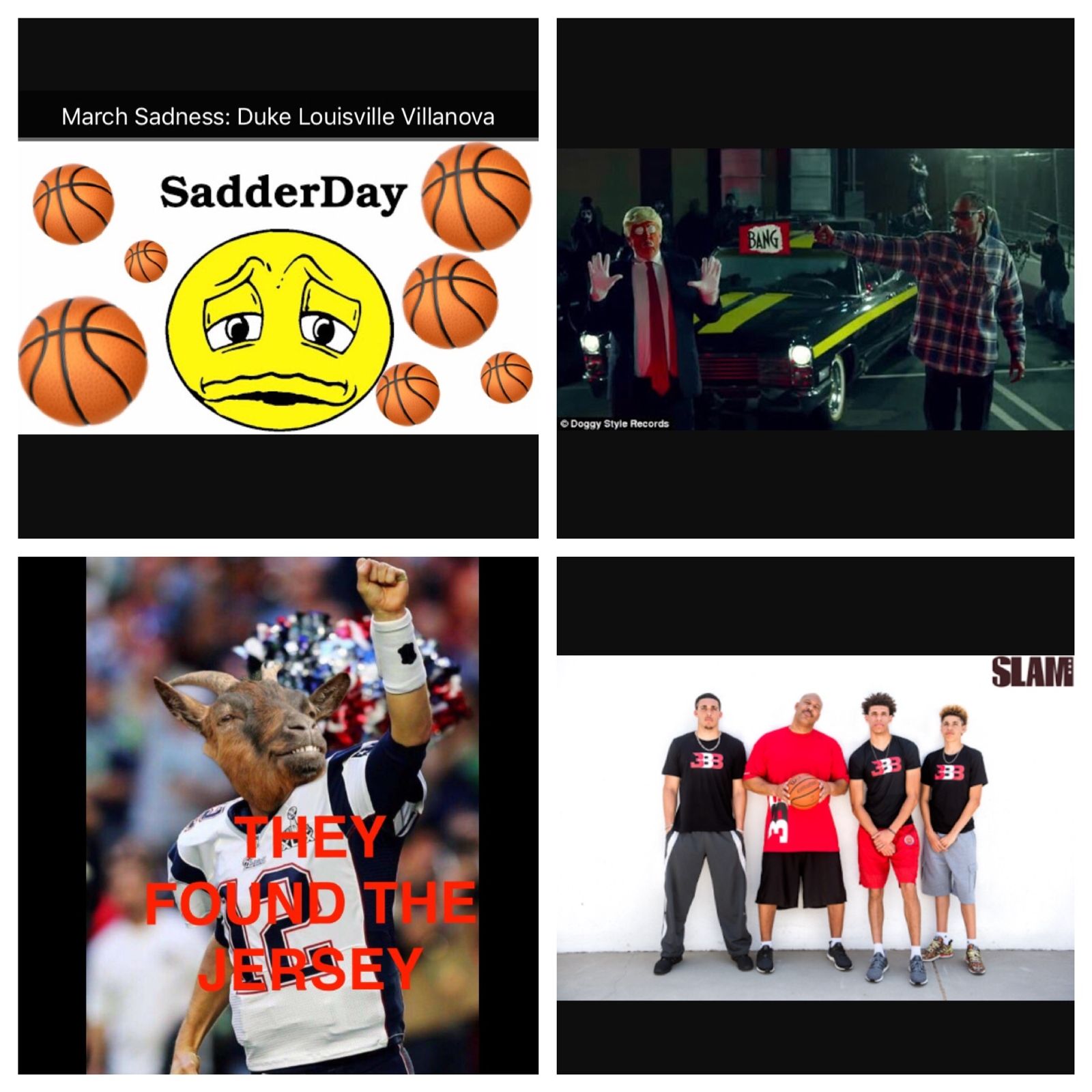 50: March Sadness. The GOATS Jersey. The Ball Family. Trump Got Shot! episode artwork