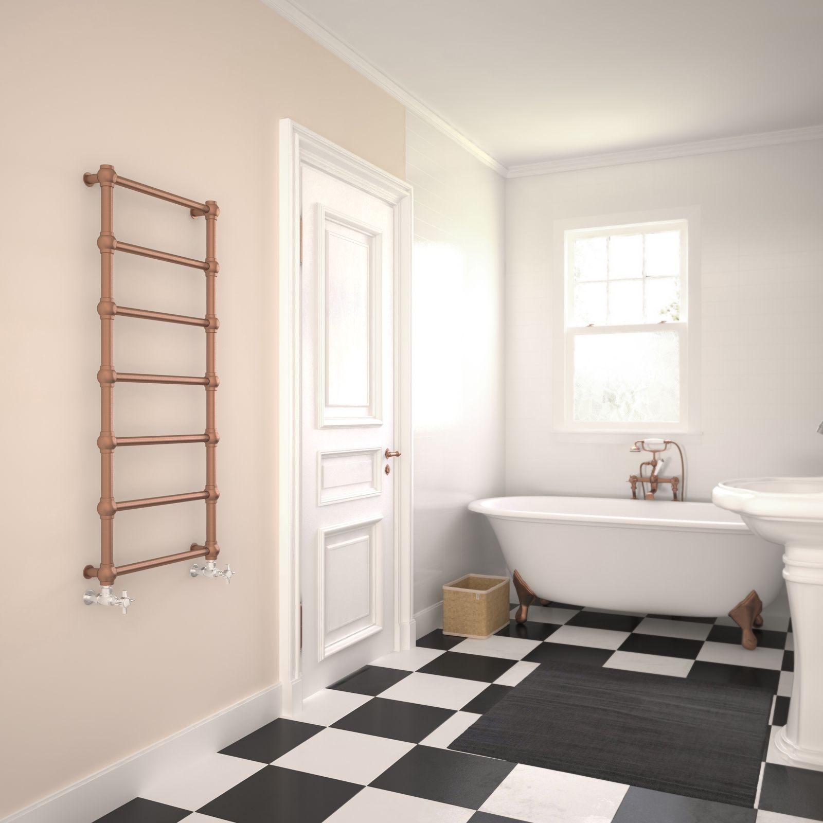 A warm towel rail without the central heating on...are you mad?!