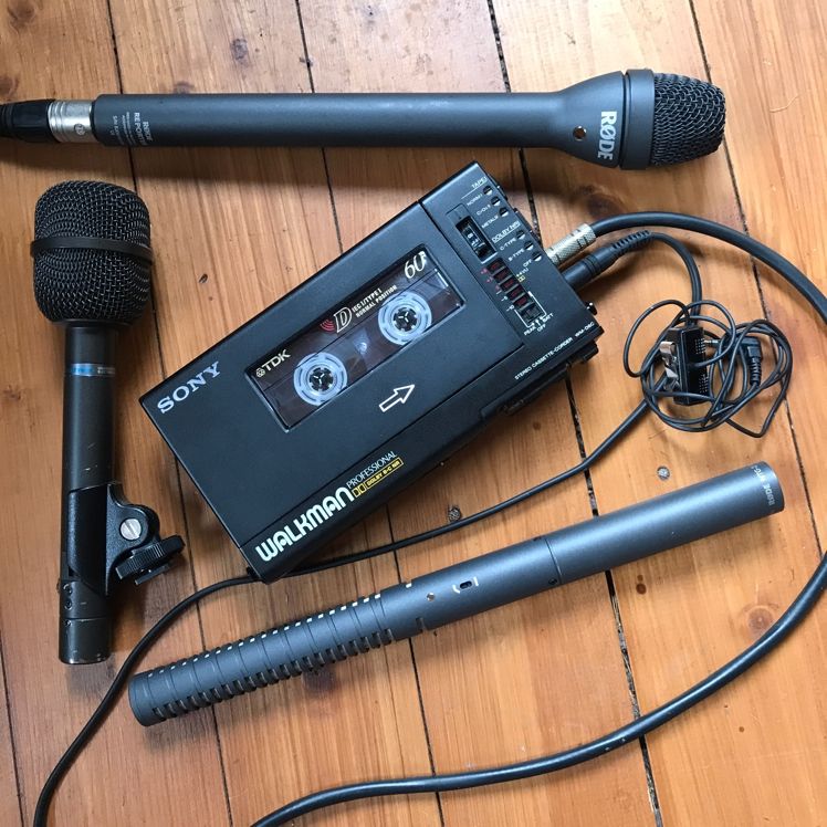 Documentally / Testing Microphones into the Sony Walkman WM-D6C Stereo  Cassette-corder