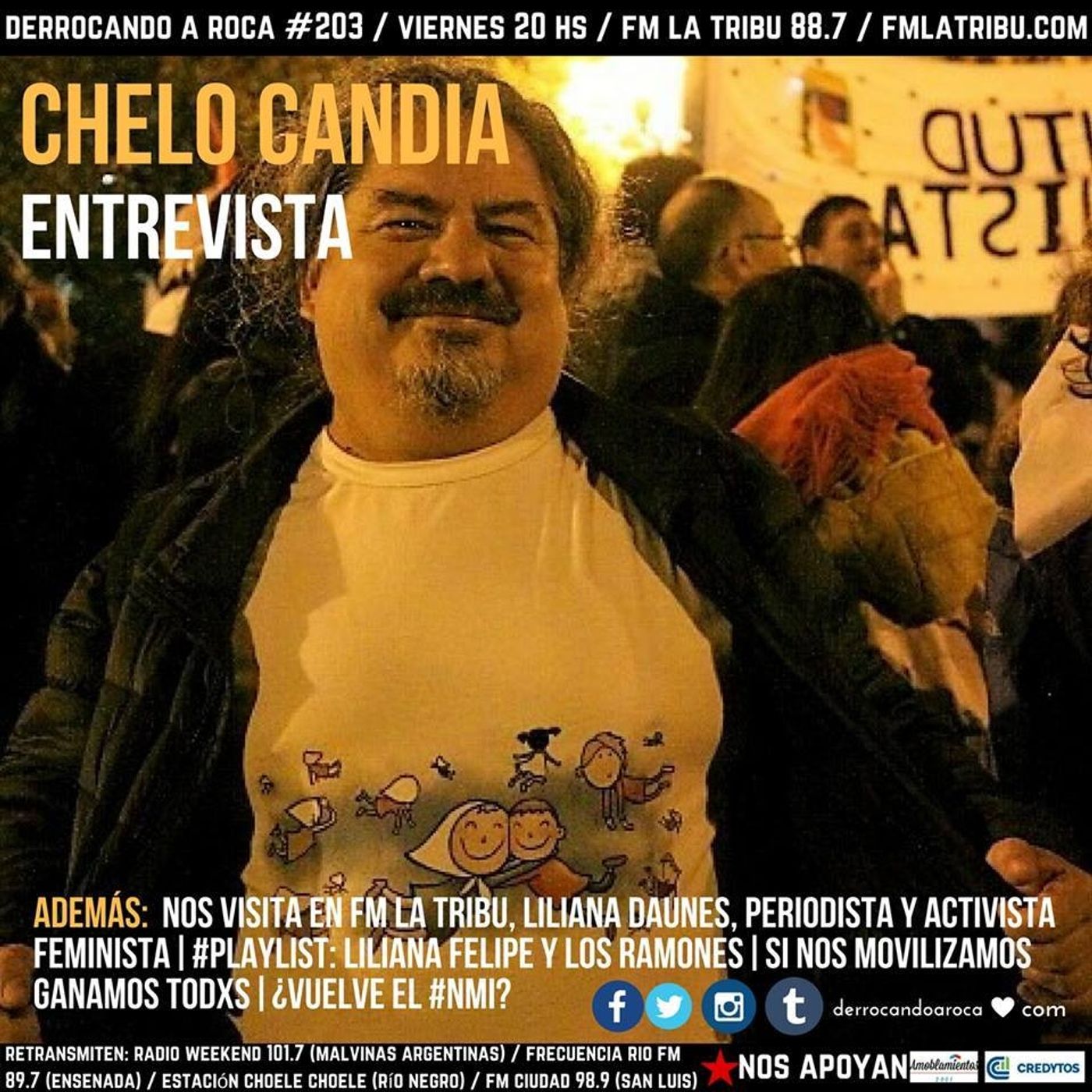 Chelo Candia: "Cuando pasó lo de Carlos (Fuentealba) fue lo más movilizante porque mis compañeros estaban cortando la ruta y yo me fuí a hacer la historieta" episode artwork