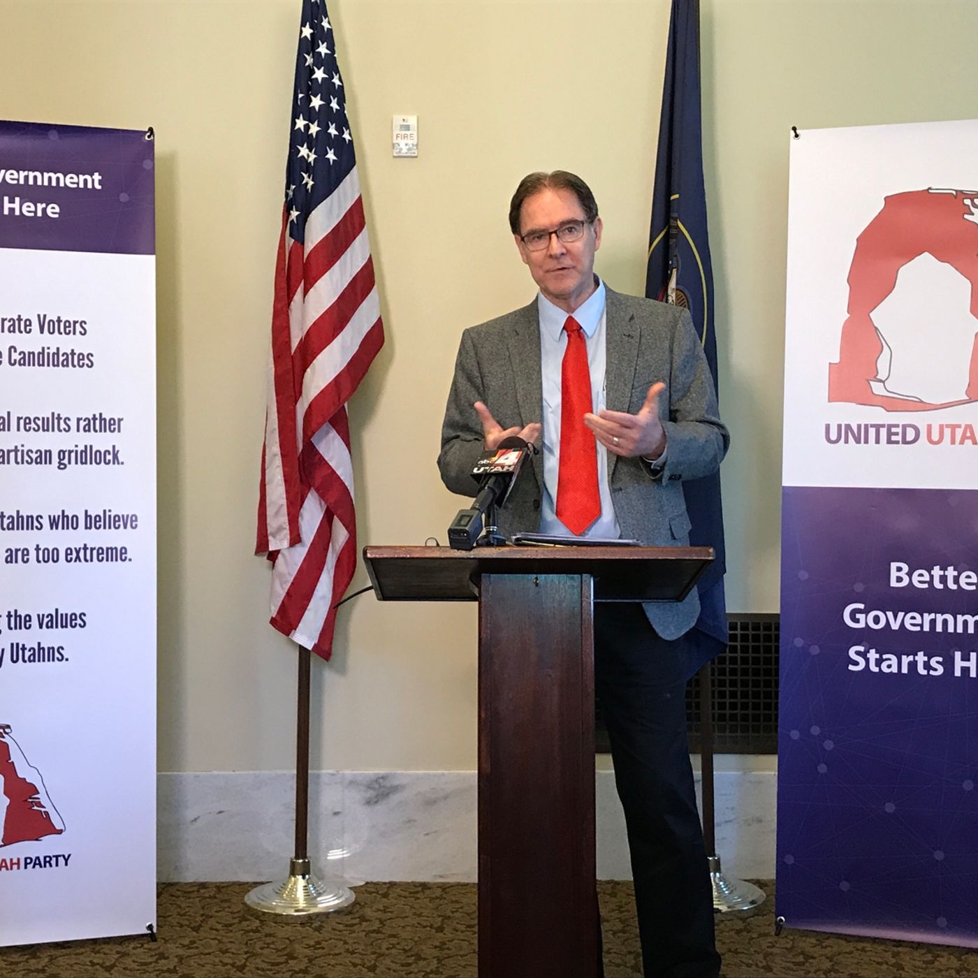 Frustrated Utah Republicans, Democrats form new centrist political party episode artwork