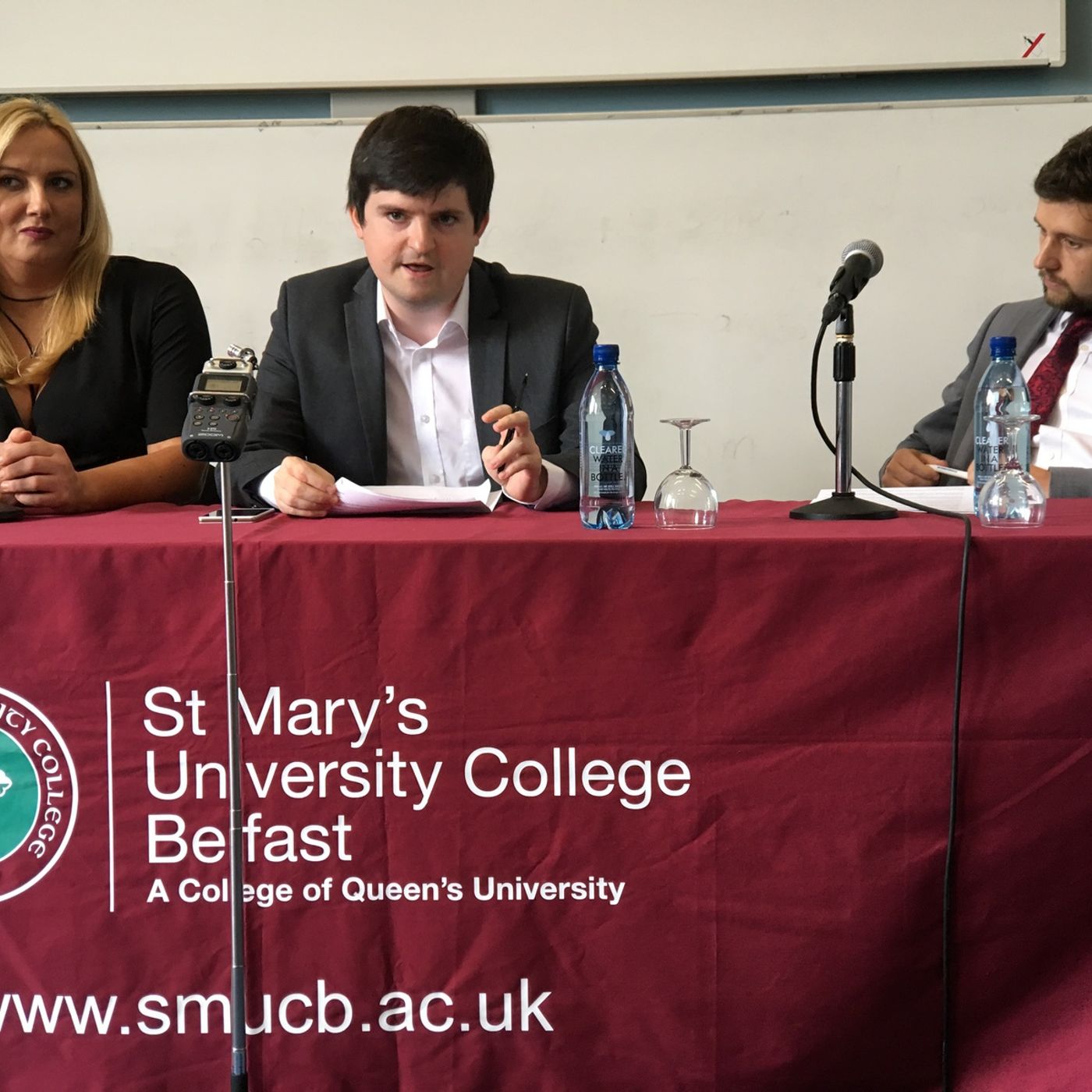RHI and the Media - @AllisonMorris1 and @SJAMcBride with @dmcbfs at #feile17 episode artwork