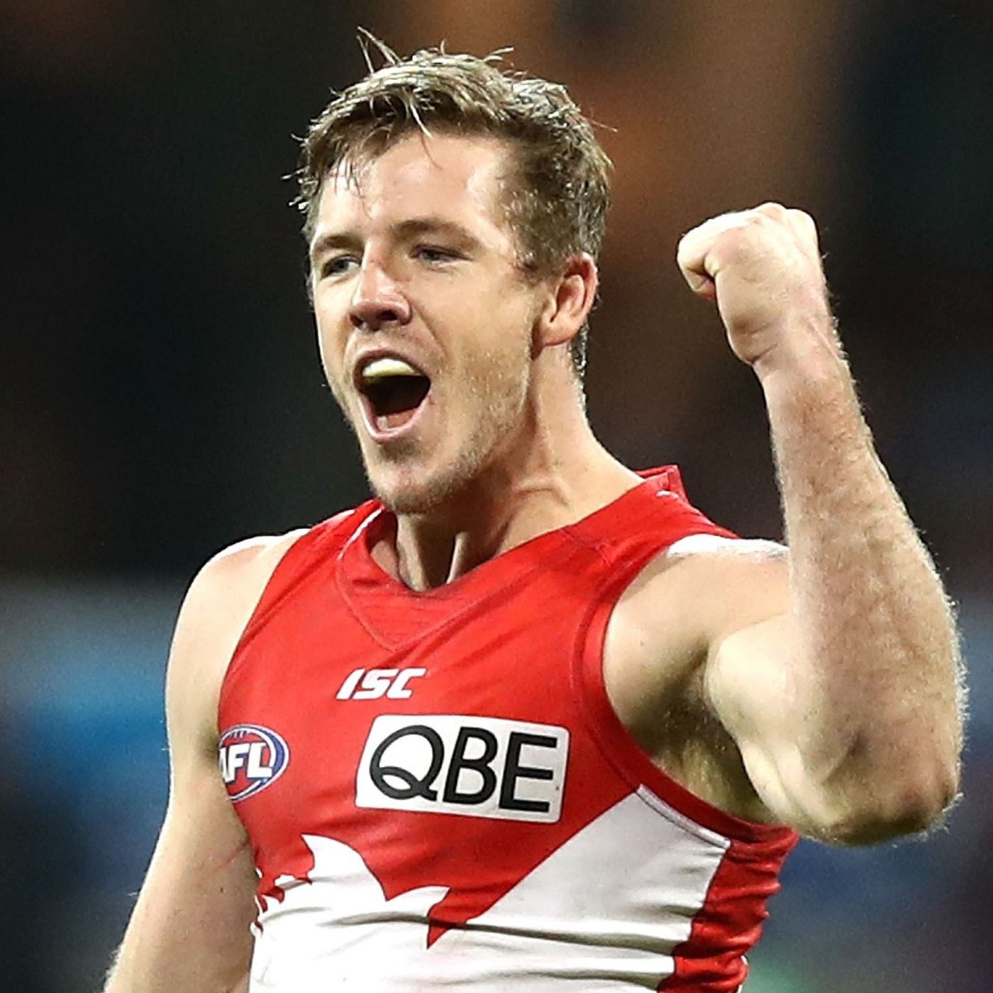 Luke Parker on ABC Grandstand episode artwork