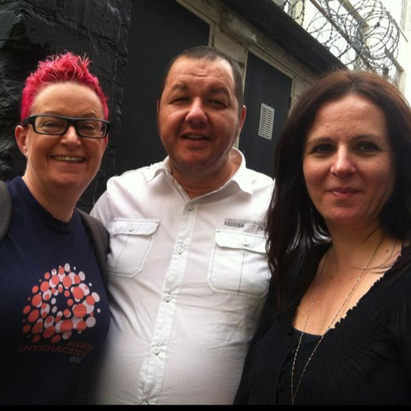 An afternoon queue boo from #YRS2012 with @greentrac @jackcabnory @dr_black episode artwork