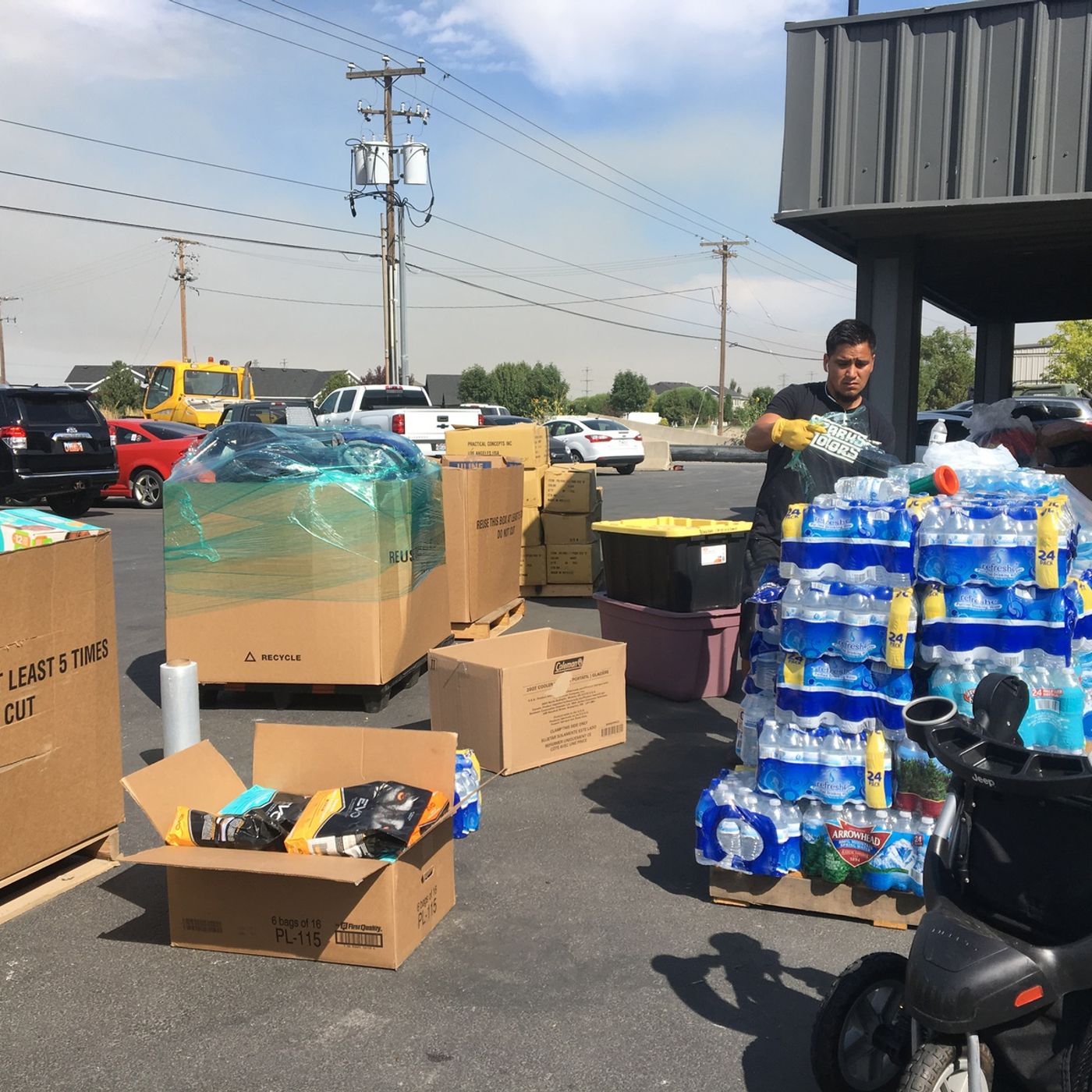 Woods Cross company overwhelmed with donations for Houston episode artwork