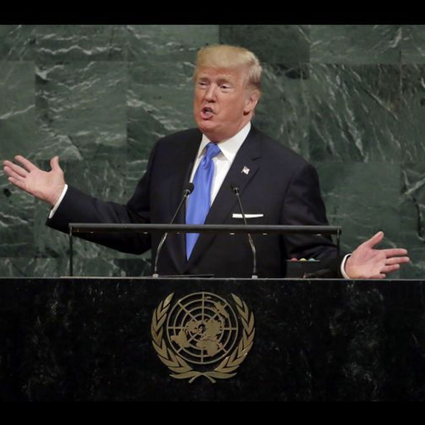 Pres. Trump threatens to "totally destroy" North Korea if forced to episode artwork
