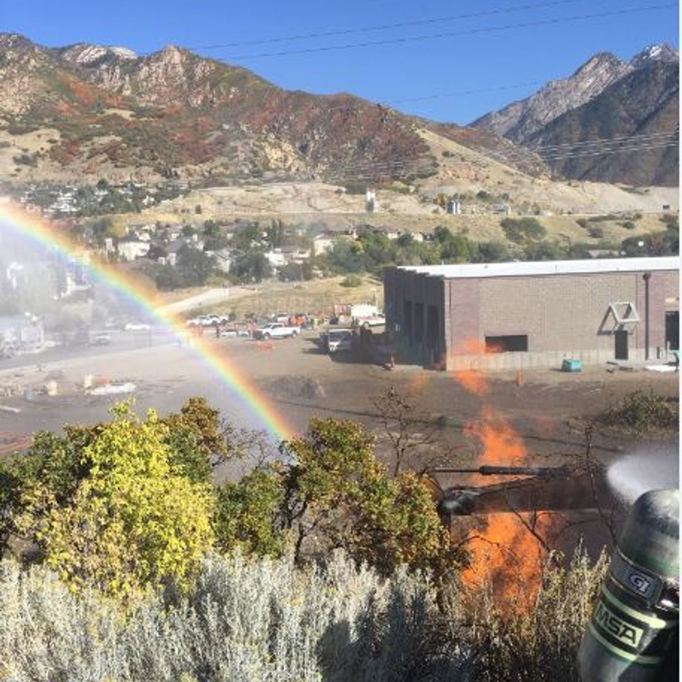 One man hurt and major road closed after track hoe fire in Cottonwood Heights episode artwork