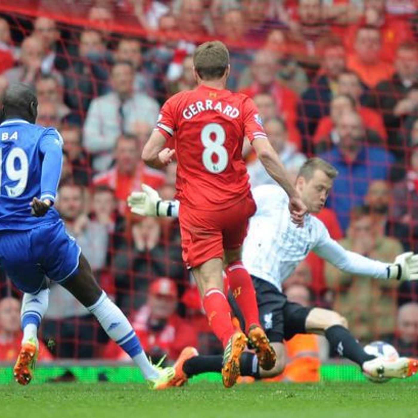 FOOTBALLER LOVE LETTERS: The Demba Ba 'Steven Gerrard Slip' Goal - Liverpool vs Chelsea
