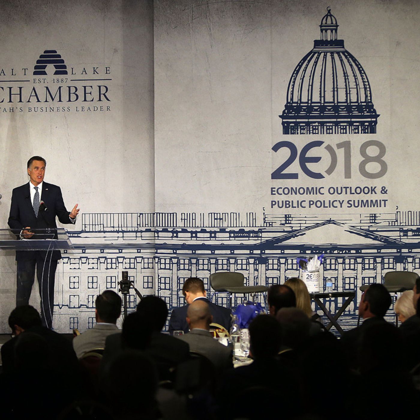Mitt Romney addresses Utah business leaders, says nothing about possible Senate run episode artwork