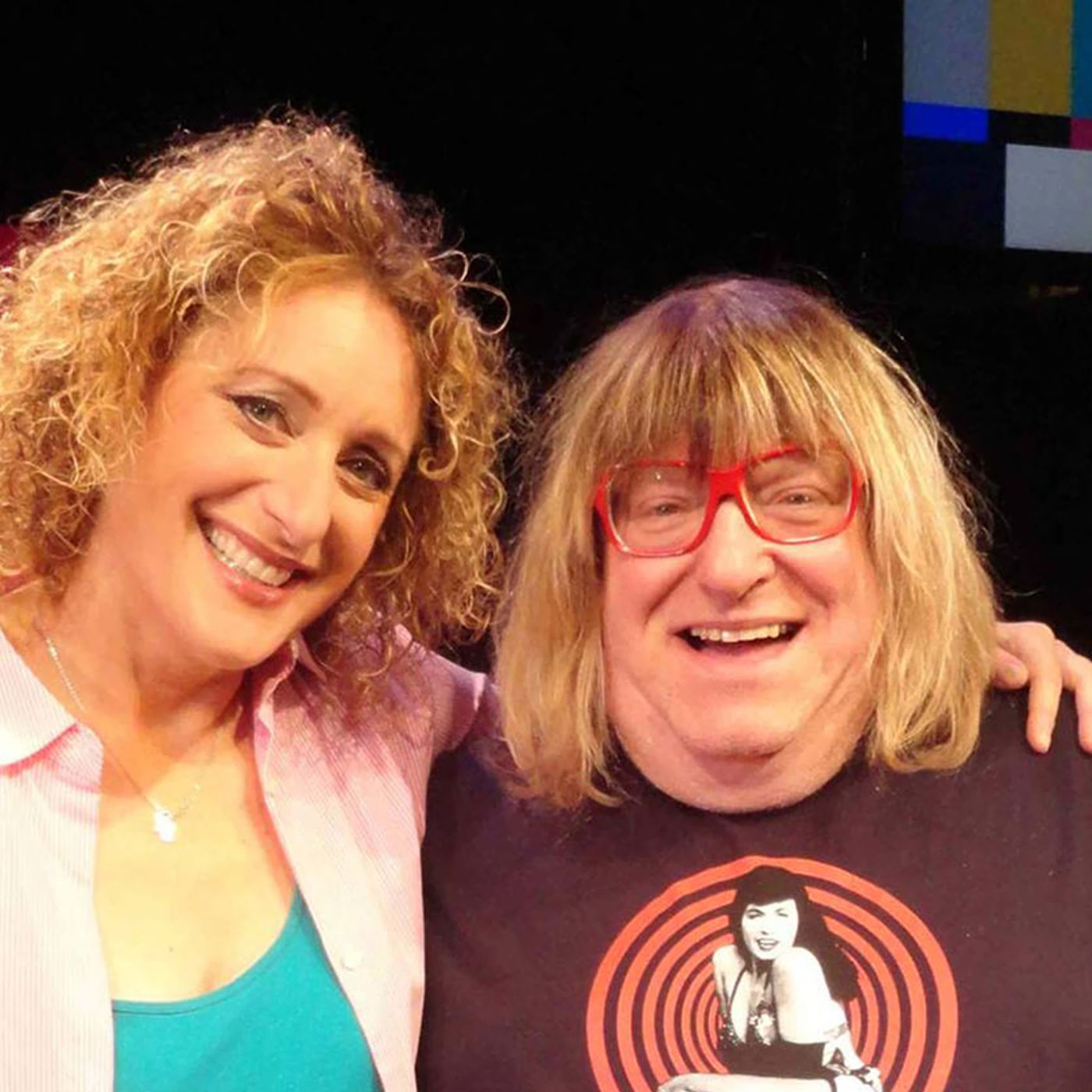 Judy Gold and Bruce Vilanch at the Ridgefield Playhouse