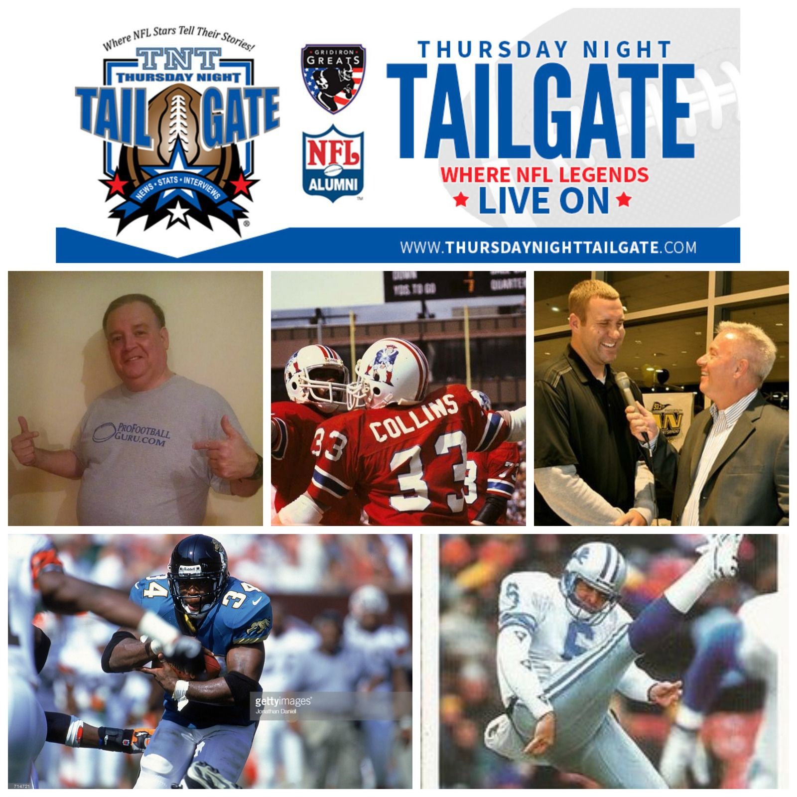 Thursday Night Tailgate, Where NFL Legends Live