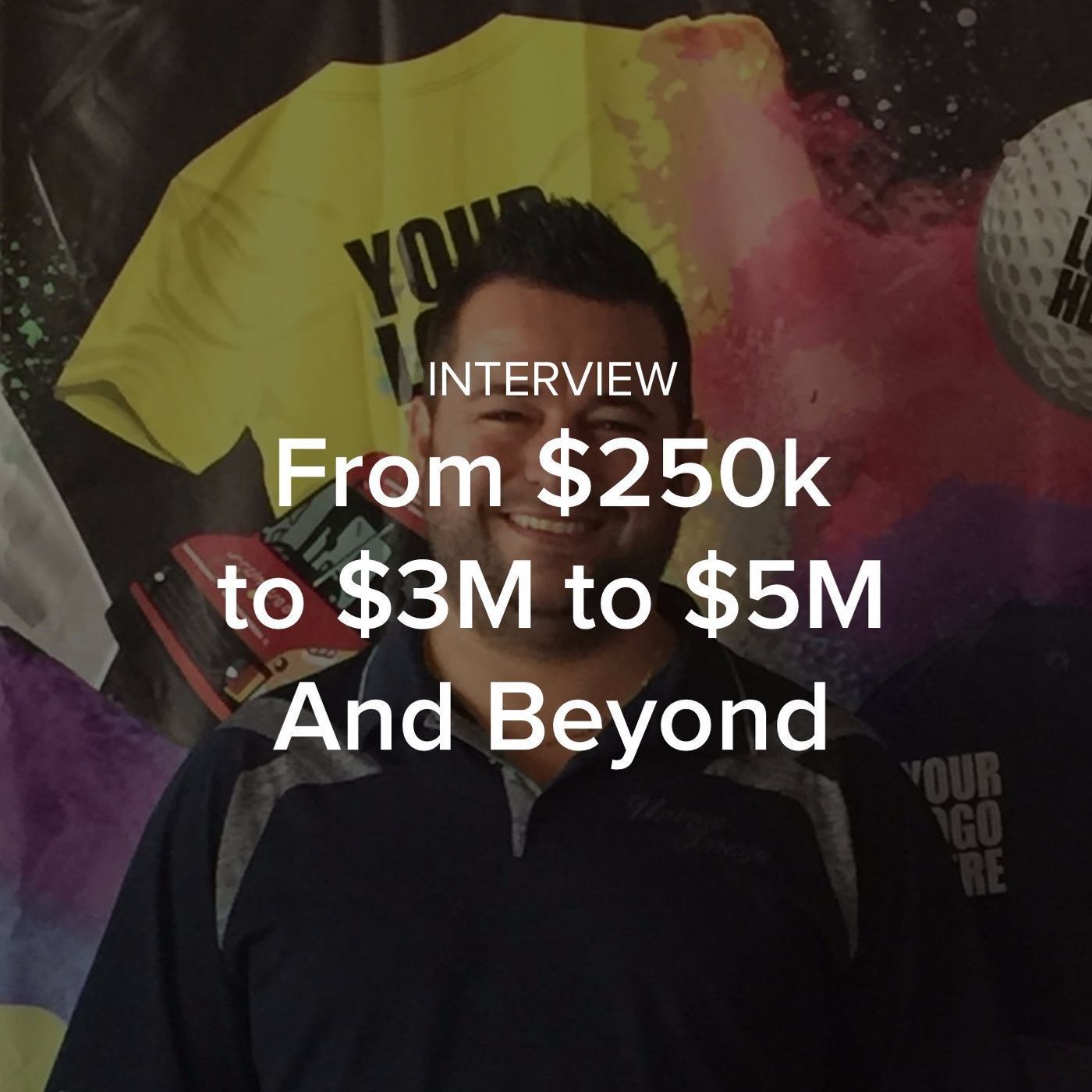From $250k to $3M to $5M - Jason Glebers Journey To Scaling Unique Tees Episode cover