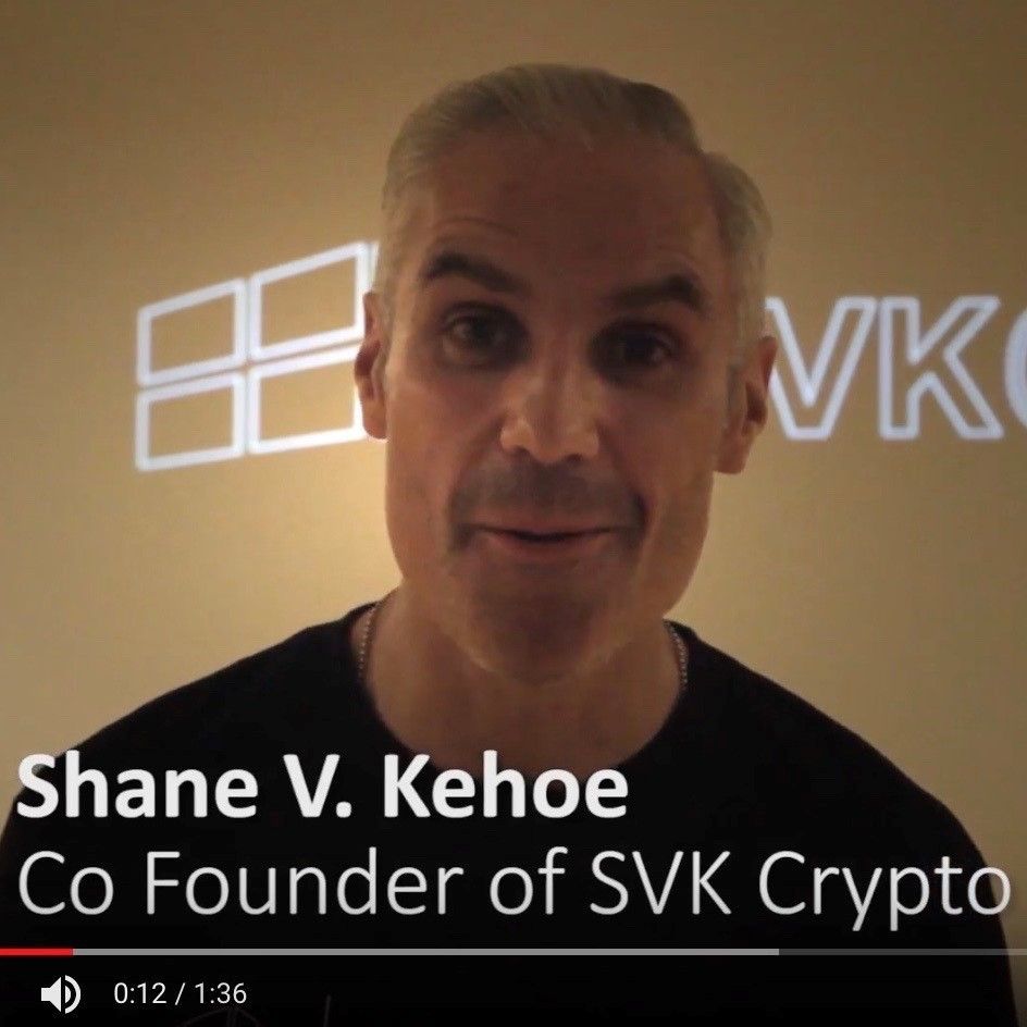 15 Minutes of Crypto Fame / SVK CRYPTO PODCAST 065 - Guest Speaker Shane  Kehoe the Co-Founder of SVK Crypto!