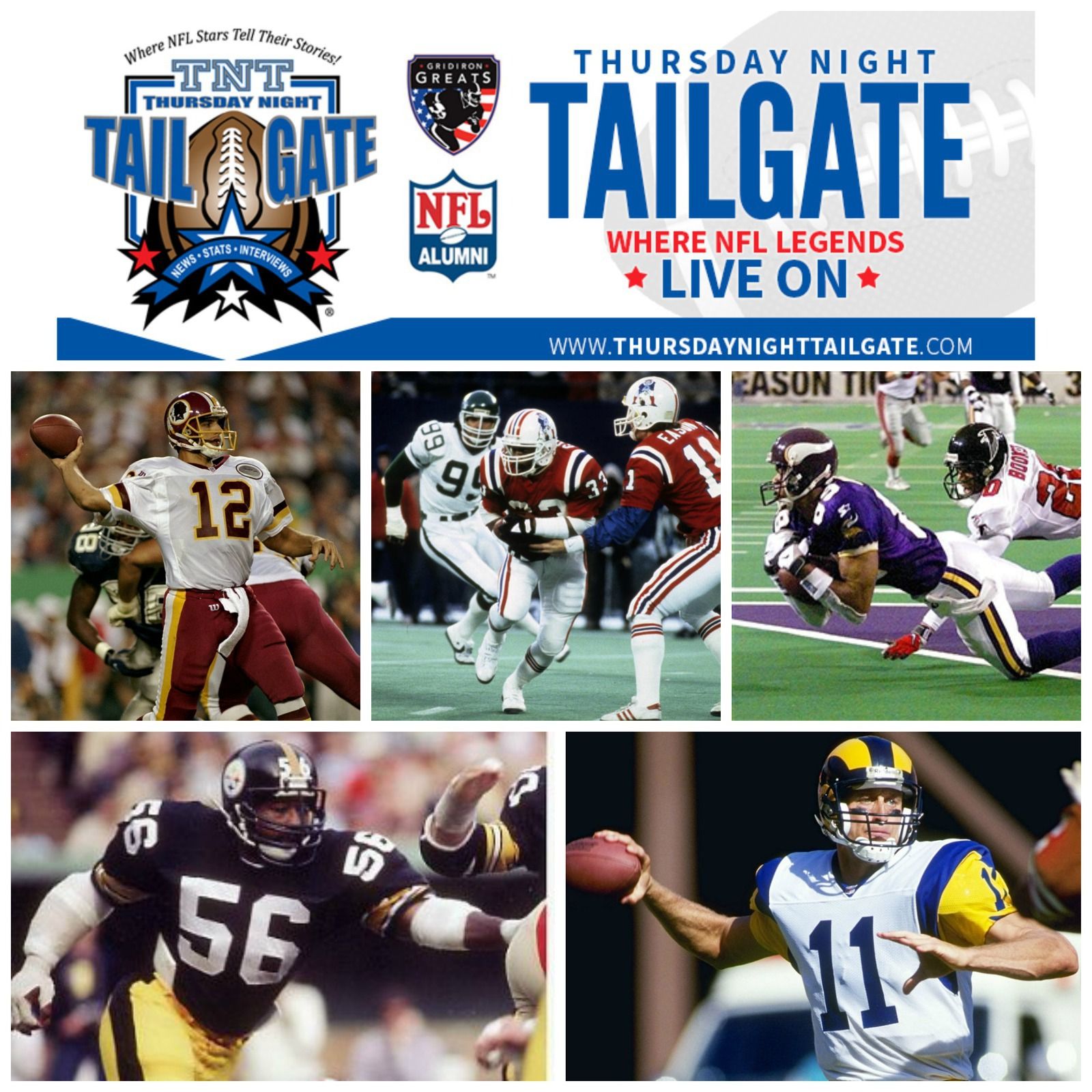 Thursday Night Tailgate, Where NFL Legends Live