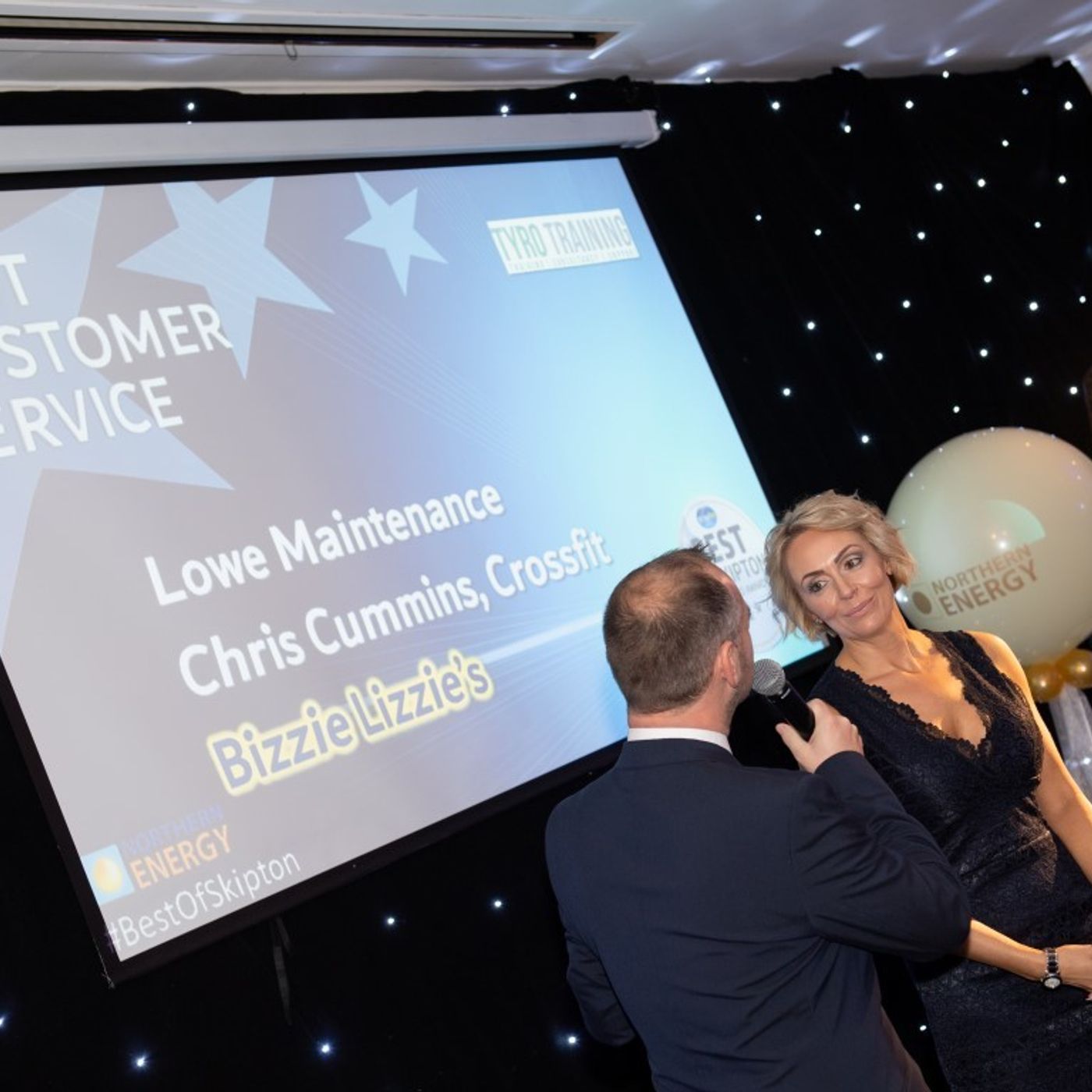 Bizzie Lizzie's wins Best Customer Service Award at Best of Skipton and Beyond Awards 2018