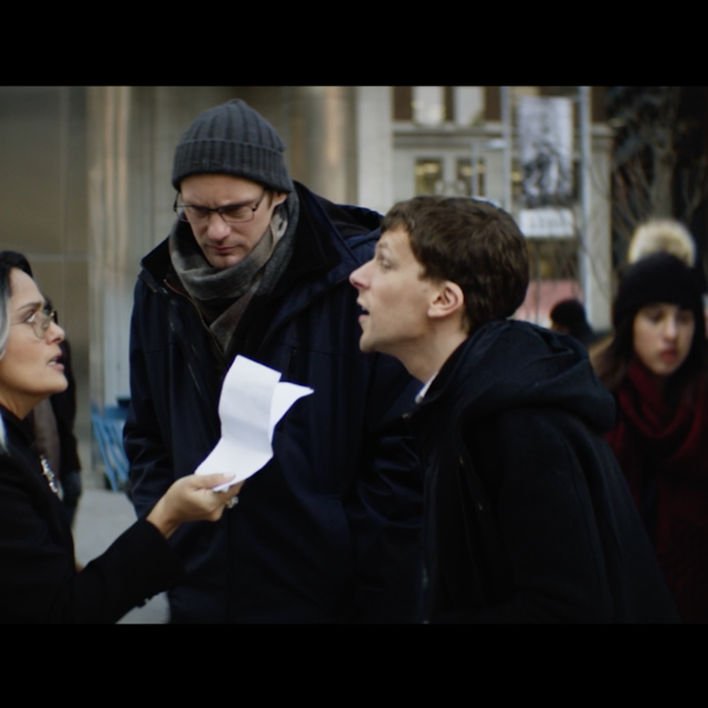 Jesse Eisenberg, Alexander Skarsgard and Salma Hayek Star in The Hummingbird Project