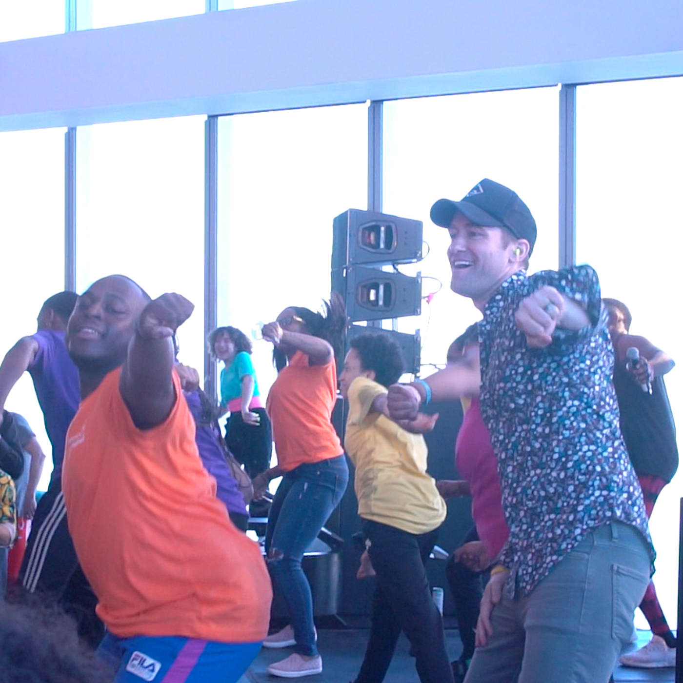 Matthew Morrison, Instagram Star Donté Colley and 400 Others Dance Atop WTC for International Day of Happiness in NYC
