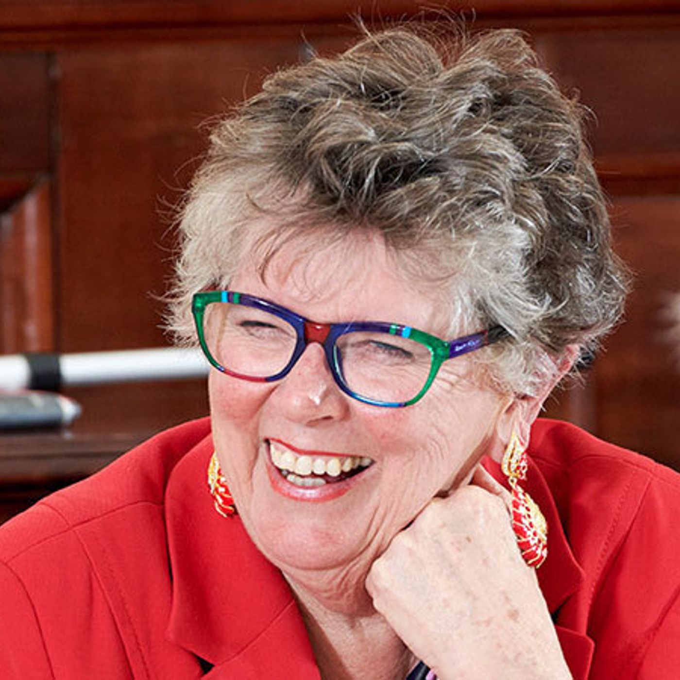 Prue Leith on Bake Off, Bomb scares and Explosive Marmalade episode artwork