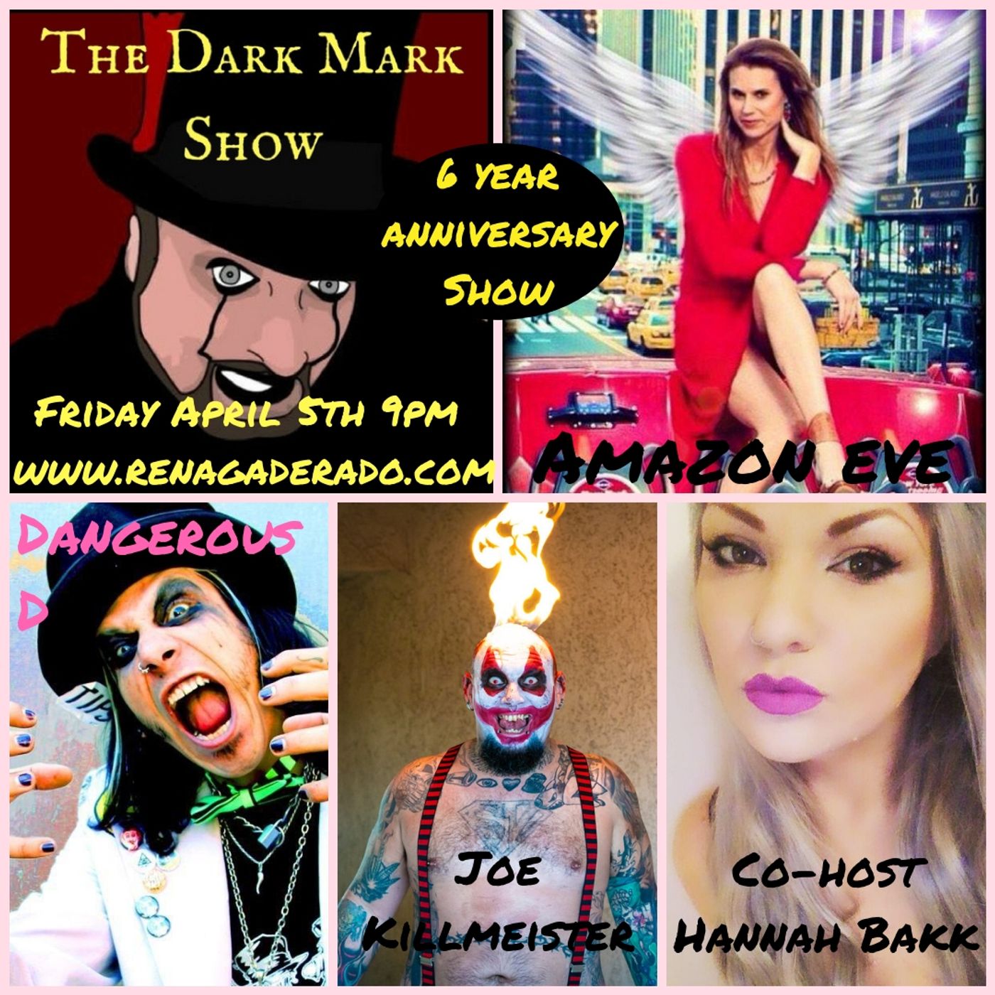 55: 6th Anniversary show with Amazon Eve, Dangerous D and Joe Killmeister episode artwork
