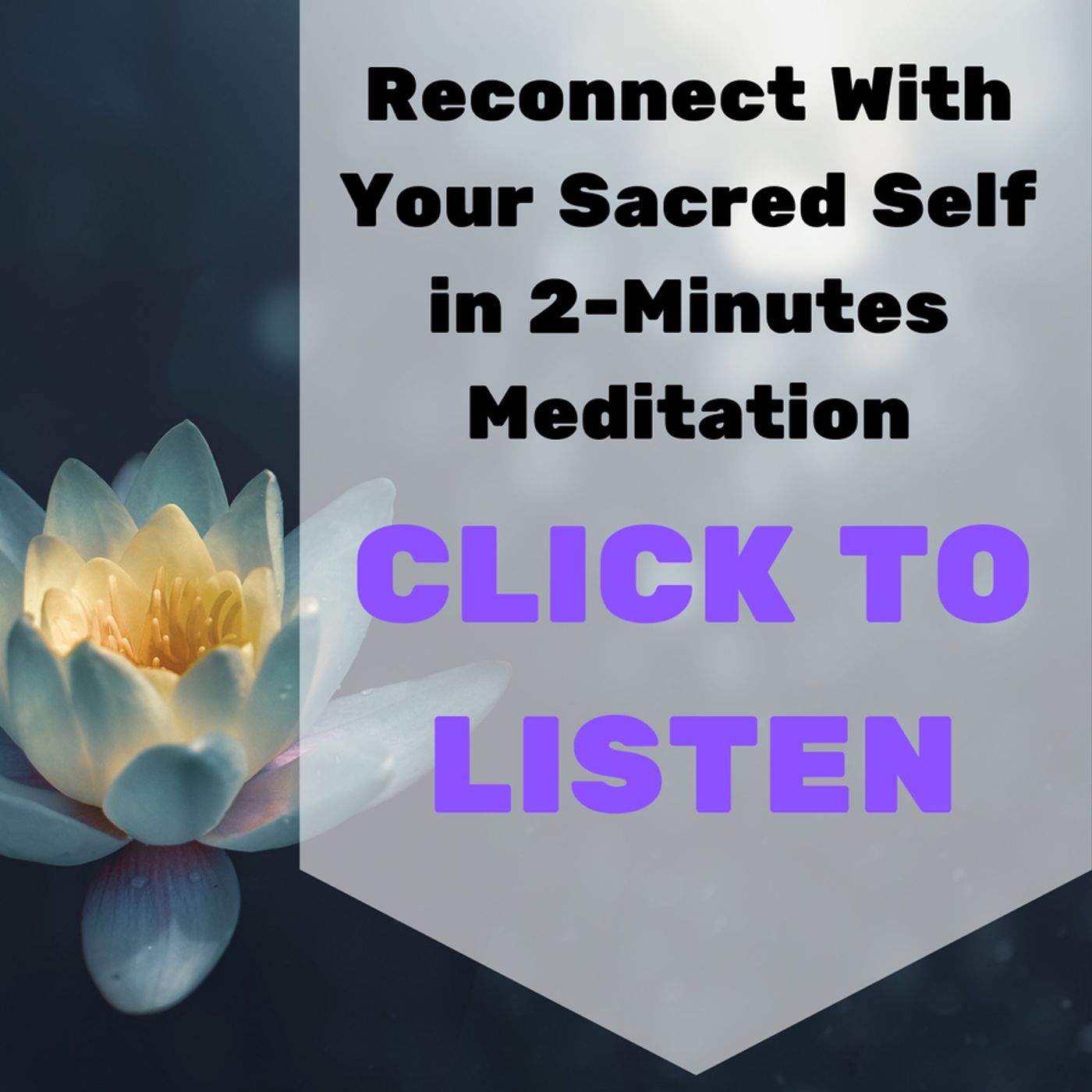 2 Minutes With Your Sacred Self | Stress Relief Relaxation Meditation episode artwork