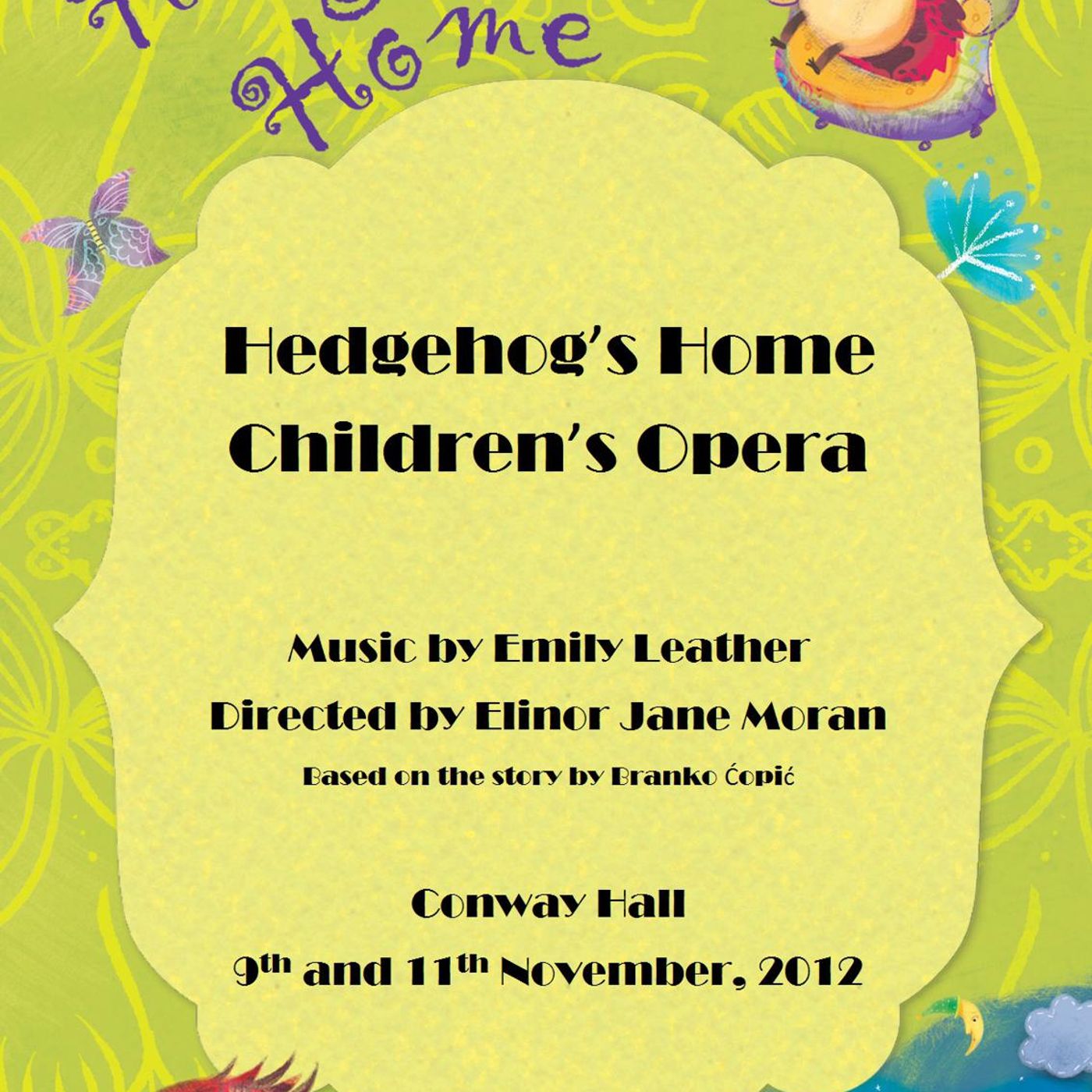 Hedgehog's Home Children's Opera episode artwork