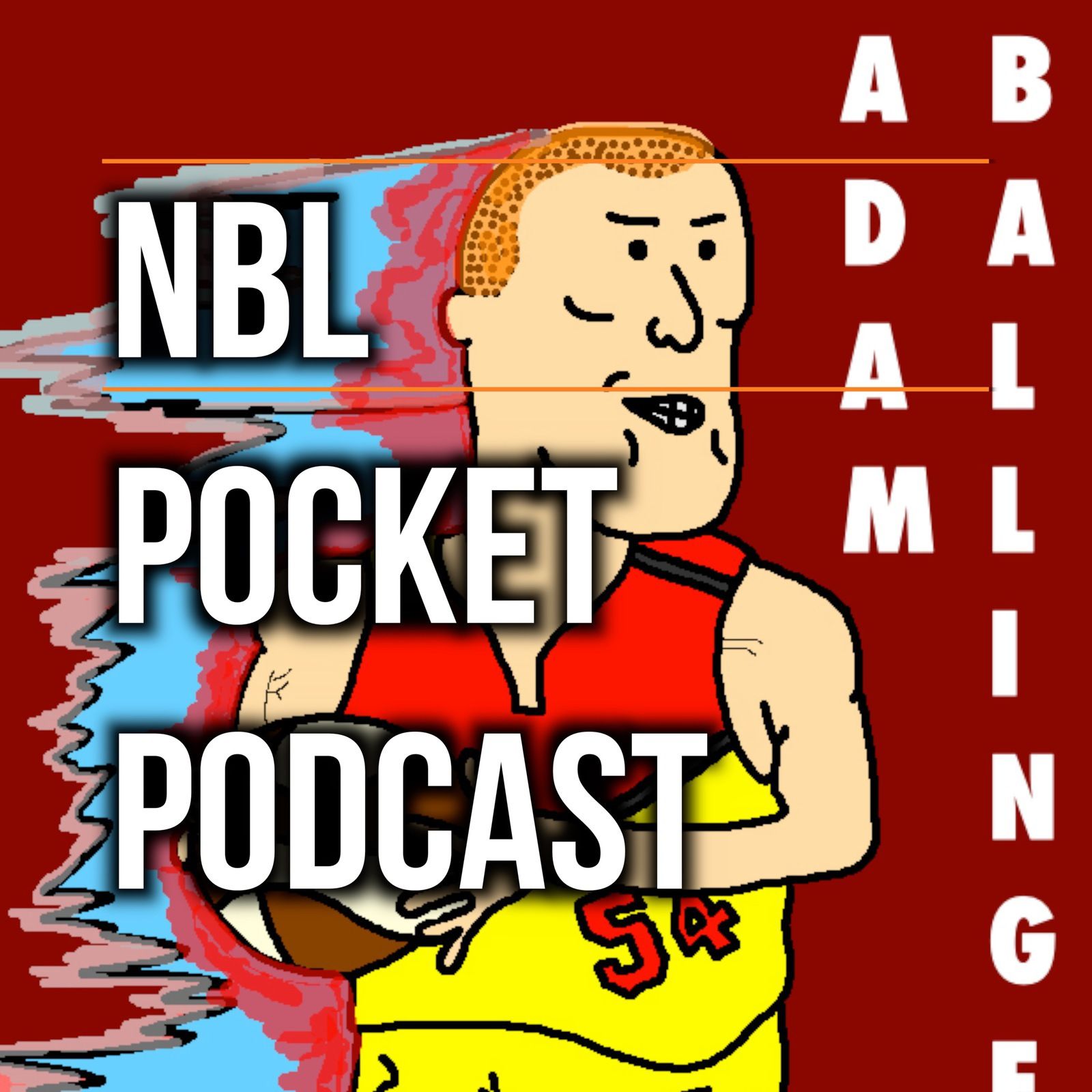 26: Adam Ballinger - Former Giant, Hawk, 36er & Tiger and current cartoonist episode artwork