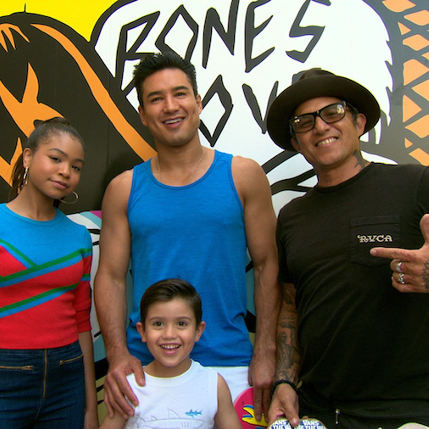 Mario Lopez, Disney's Navia Robinson and Skate Greats Kick Off Huntington Beach Pop-Up Skatepark