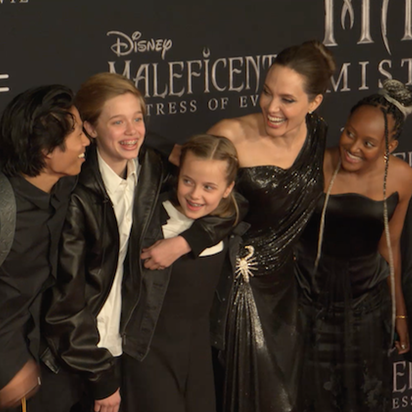 Angelina Jolie and Kids, Michelle Pfeiffer, Elle Fanning and Bebe Rexha at Maleficent: Mistress of Evil World Premiere