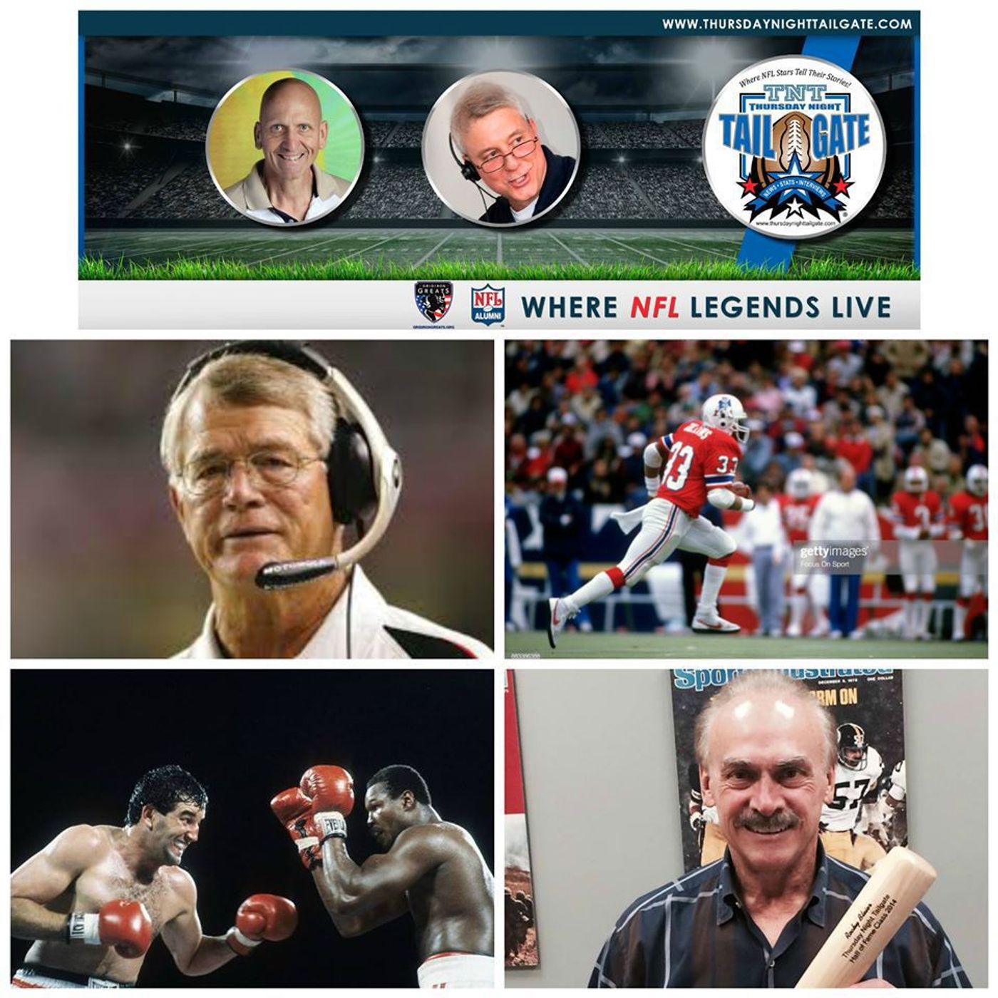 Thursday Night Tailgate, Where NFL Legends Live