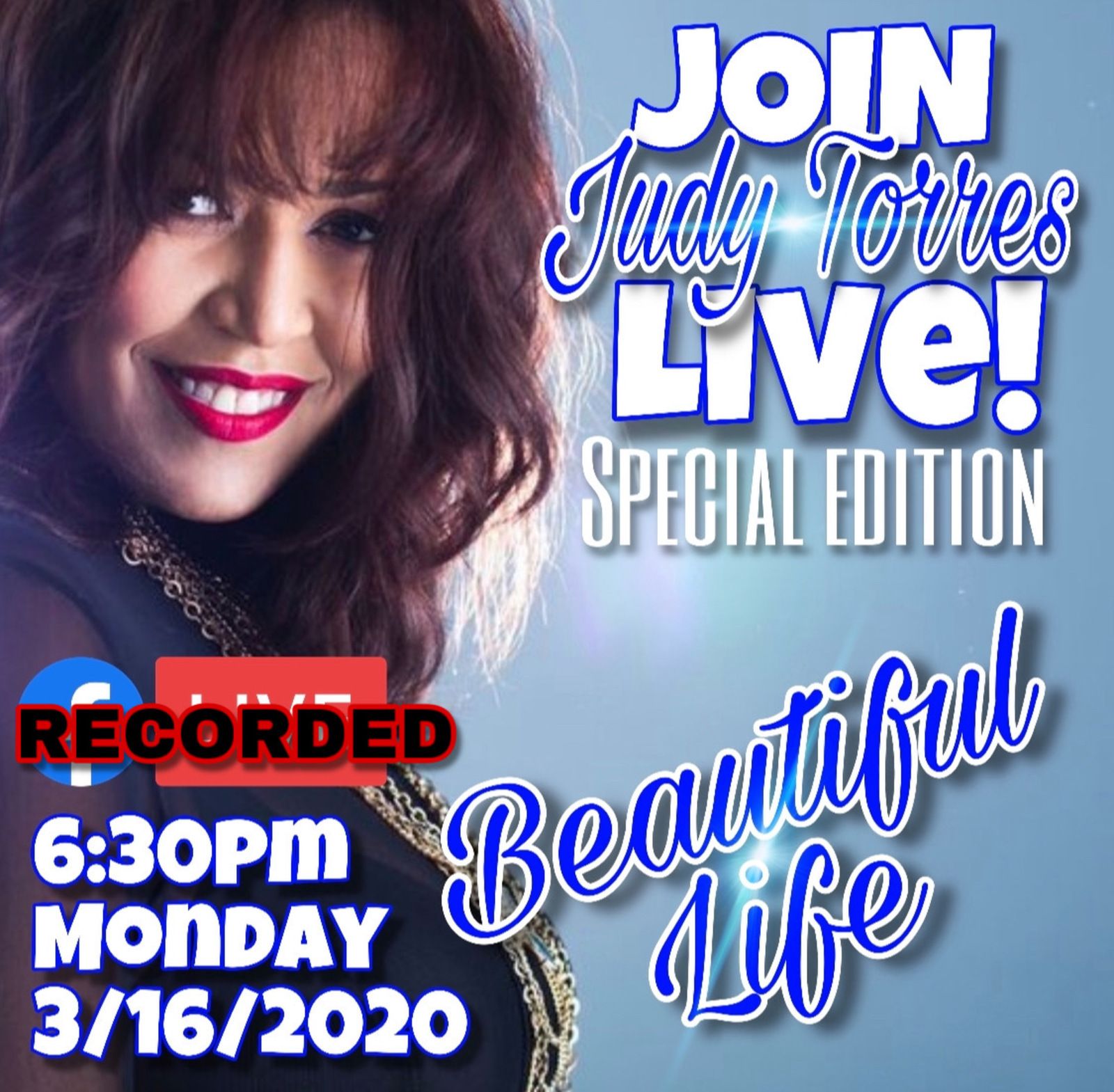 Beautiful Life with Judy Torres: Edition 6 - SPECIAL EDITION LIVE!