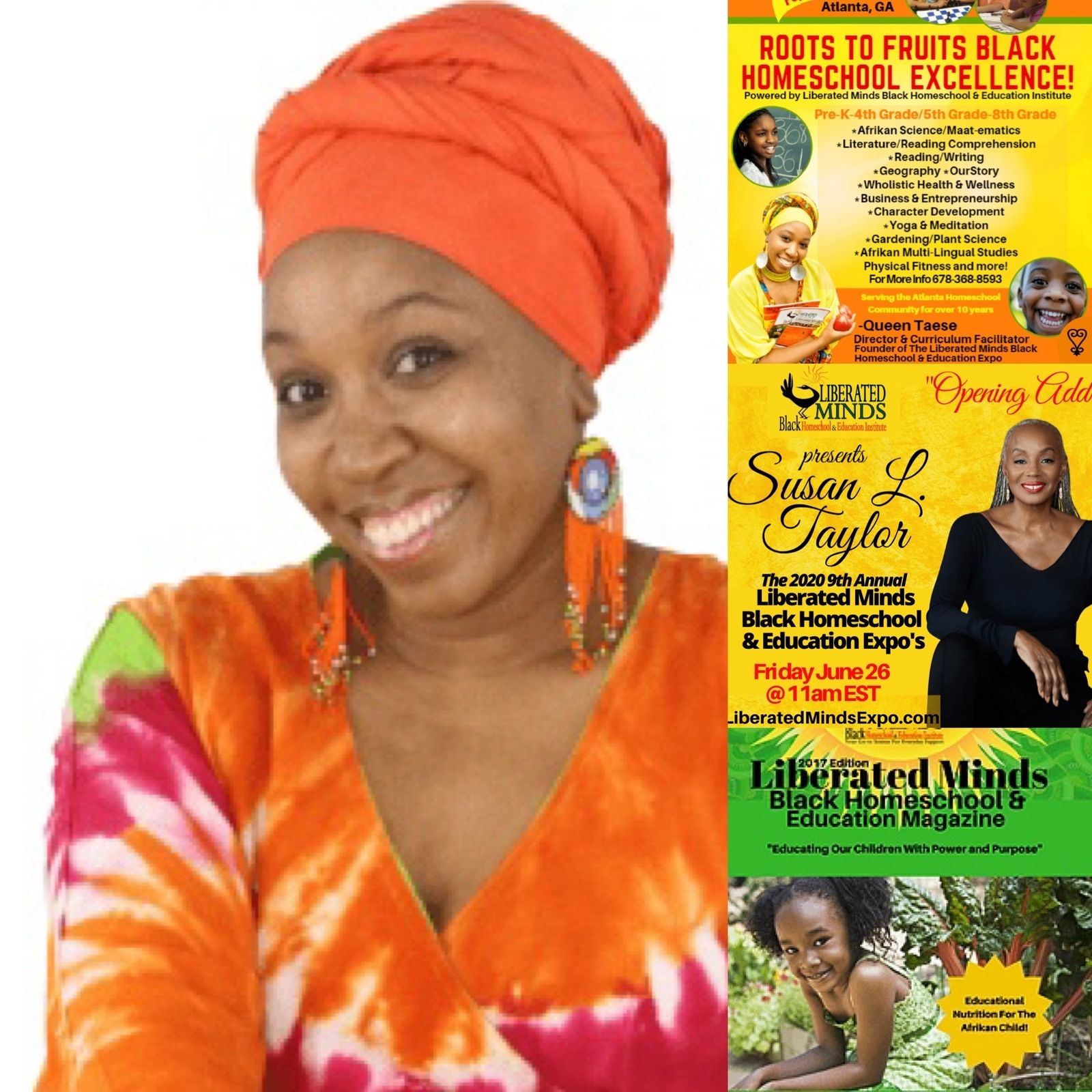 Queen Taese updates us on the The 2020 9th Annual LIBERATED MINDS BLACK HOMESCHOOL & Education Virtual Expo episode artwork