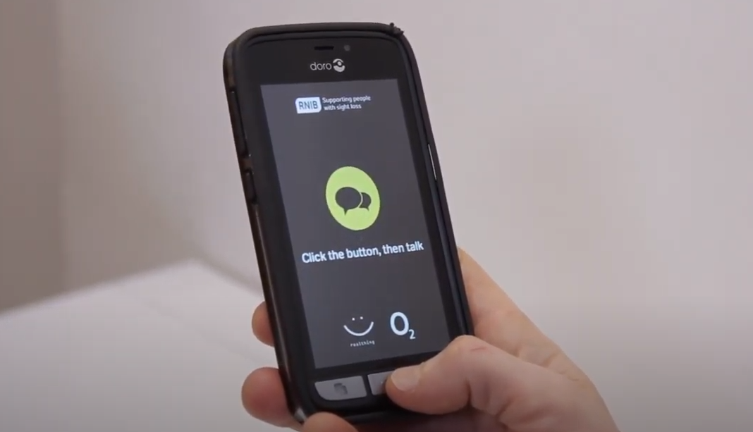 RNIB Connect / The simple talking smart phone for visually impaired people