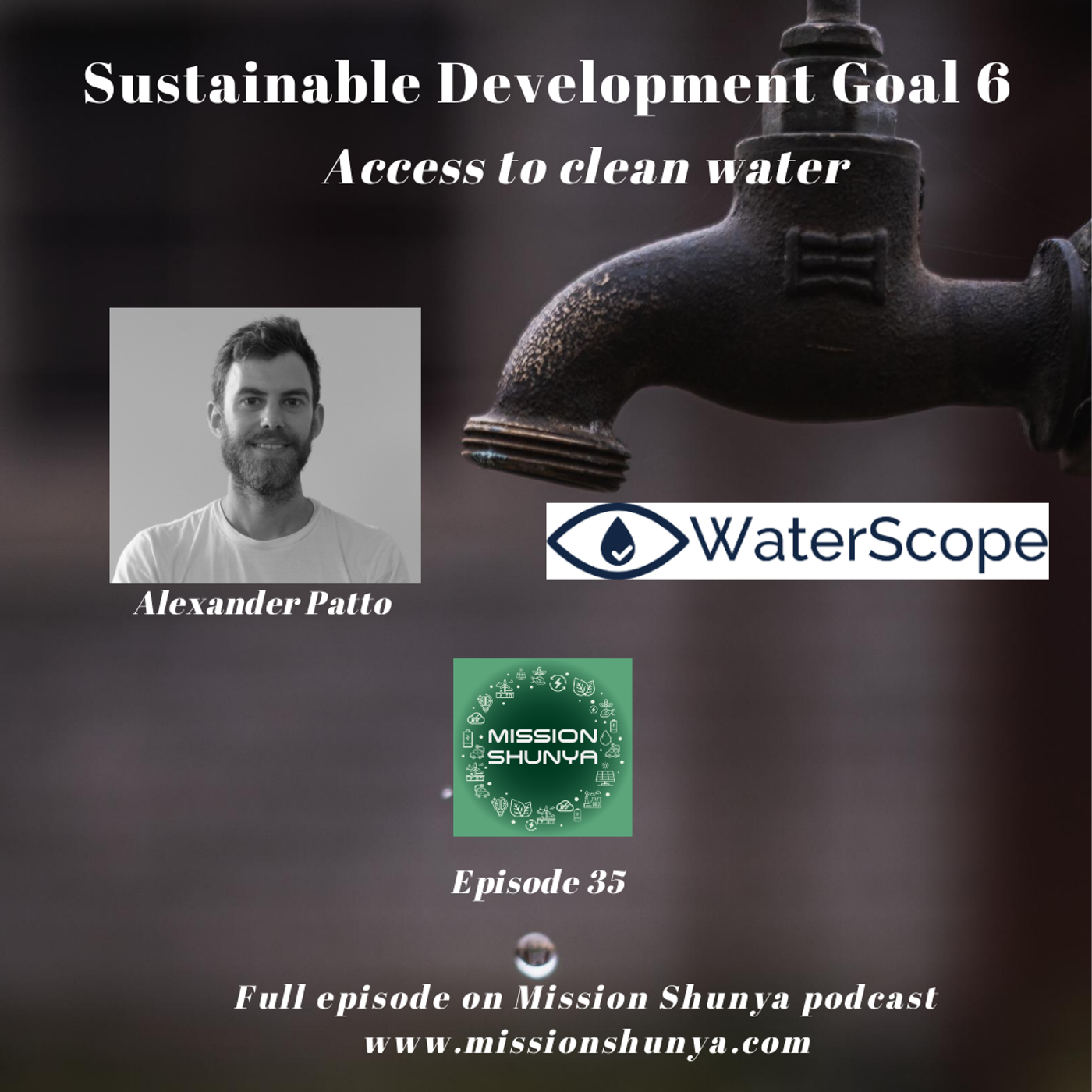 35: SDG 6: Access to clean water ft. WaterScope