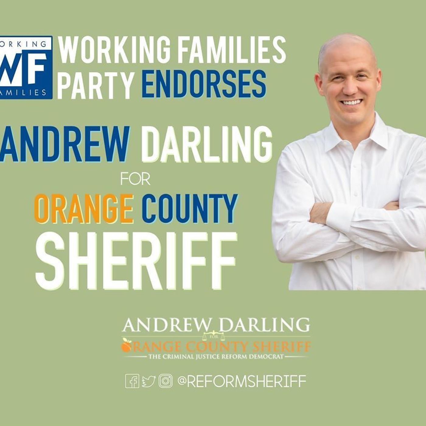 Orange County Sheriff Candidate Andrew Darling on 98.5 The Wire episode artwork