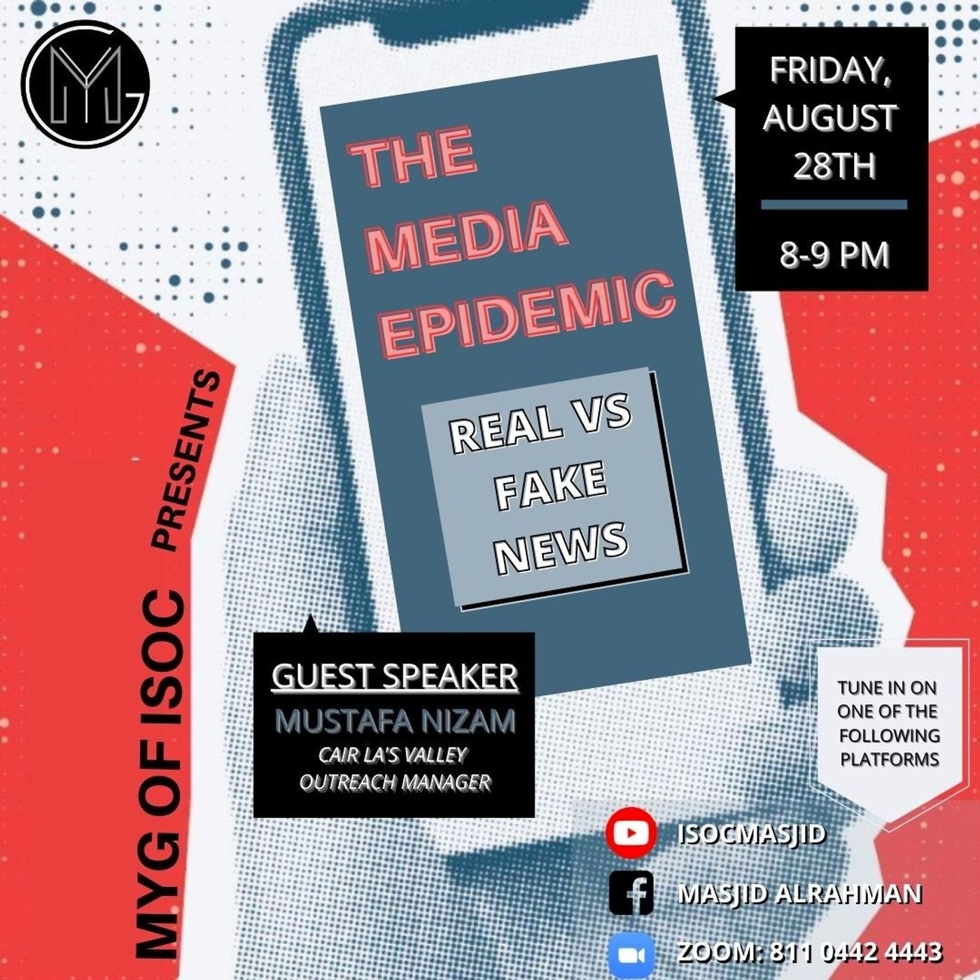 S1 Ep132: MYG Event - The Media Epidemic: Real vs. Fake News episode artwork