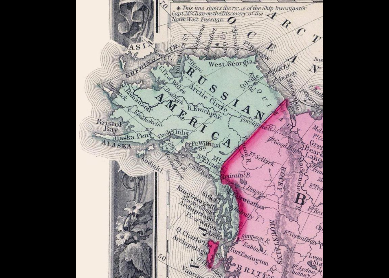 Русская Америка. Карта русской Америки. Русско американская конвенция 1824. Карта русской Аляски.