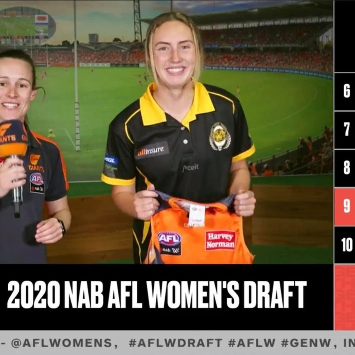 New GWS Giants recruit and former Tathra Sea Eagle Tarni Evans on getting drafted episode artwork