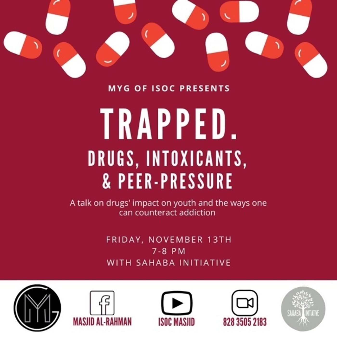 S1 Ep177: MYG Event - "Trapped: Drugs, Intoxicants, & Peer Pressure" episode artwork