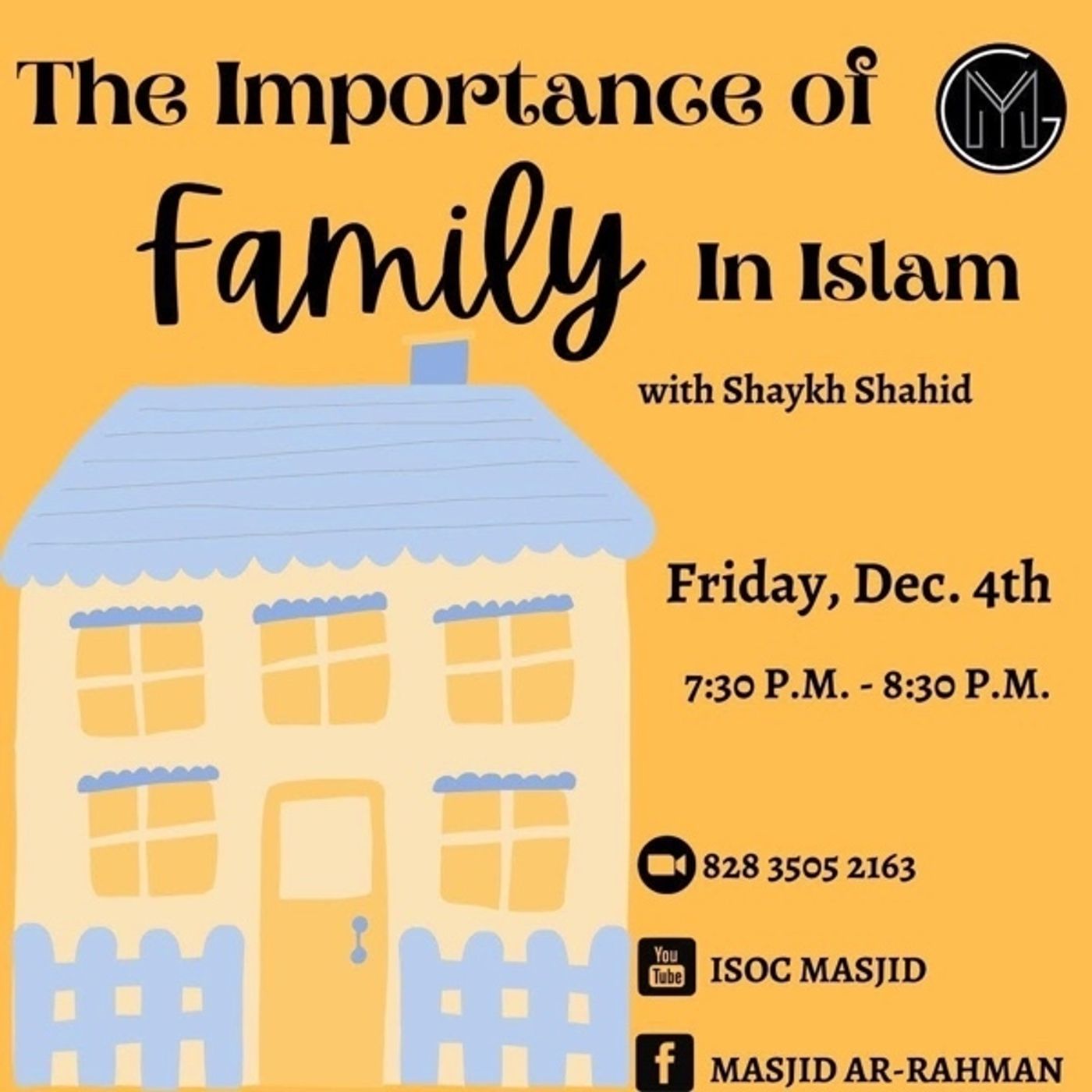 S1 Ep185: MYG Event - "The Importance of Family in Islam" episode artwork
