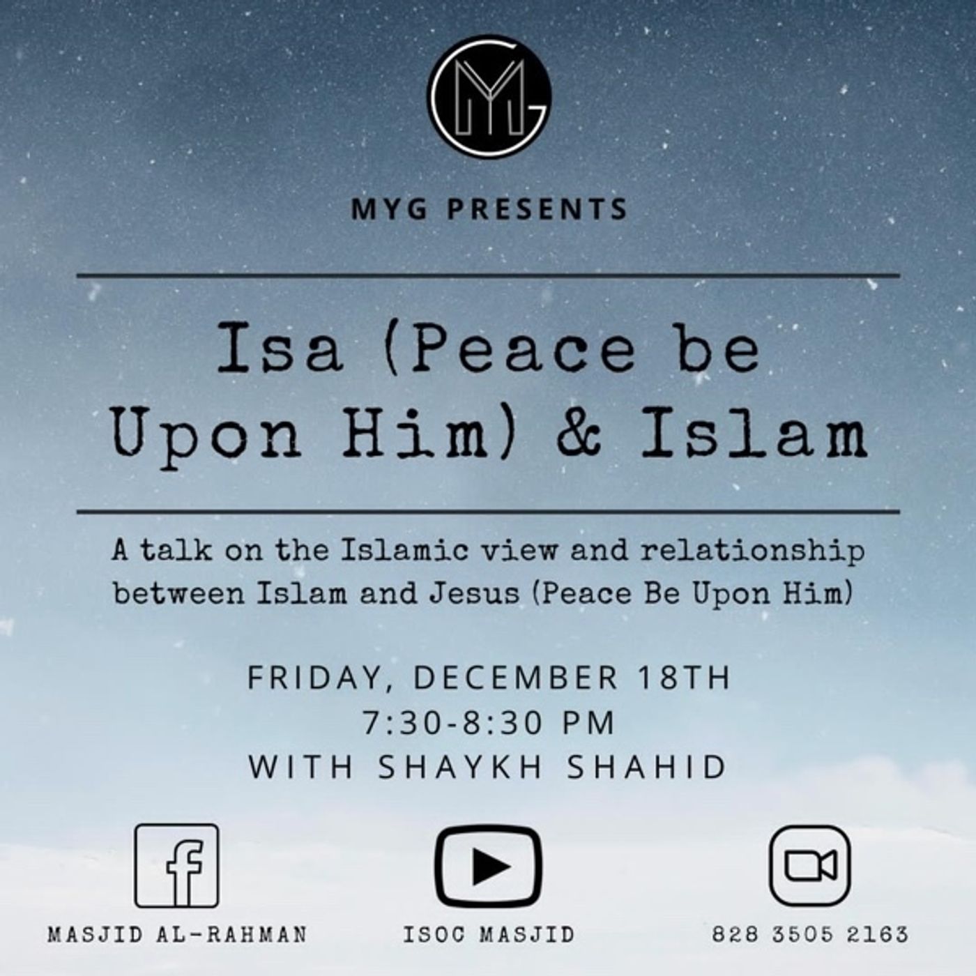 S1 Ep194: MYG Event - "Prophet Isa and Islam" episode artwork