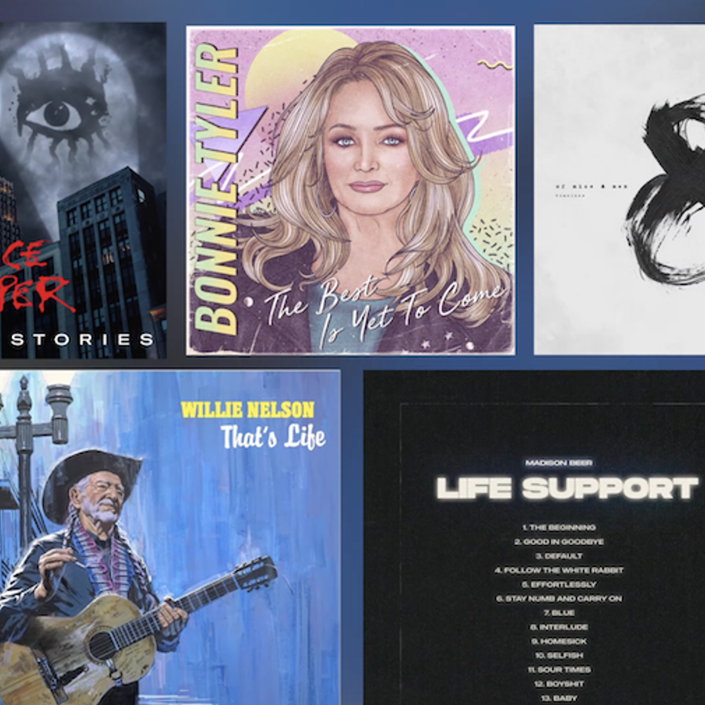 New Music: Willie Nelson, Bonnie Tyler, Madison Beer and More