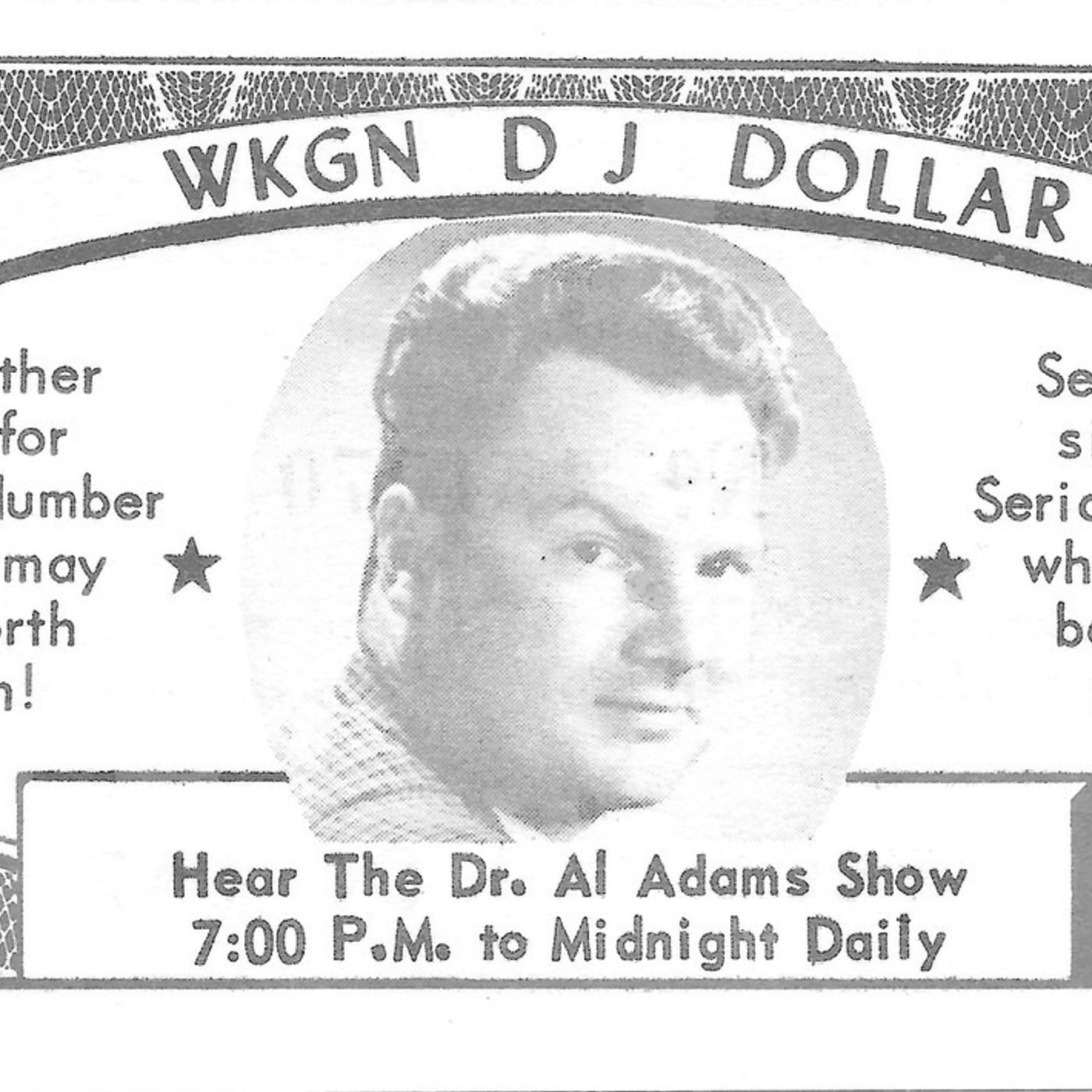 Dr. Al Adams - WKGN, Knoxville - July 16, 1965 episode artwork