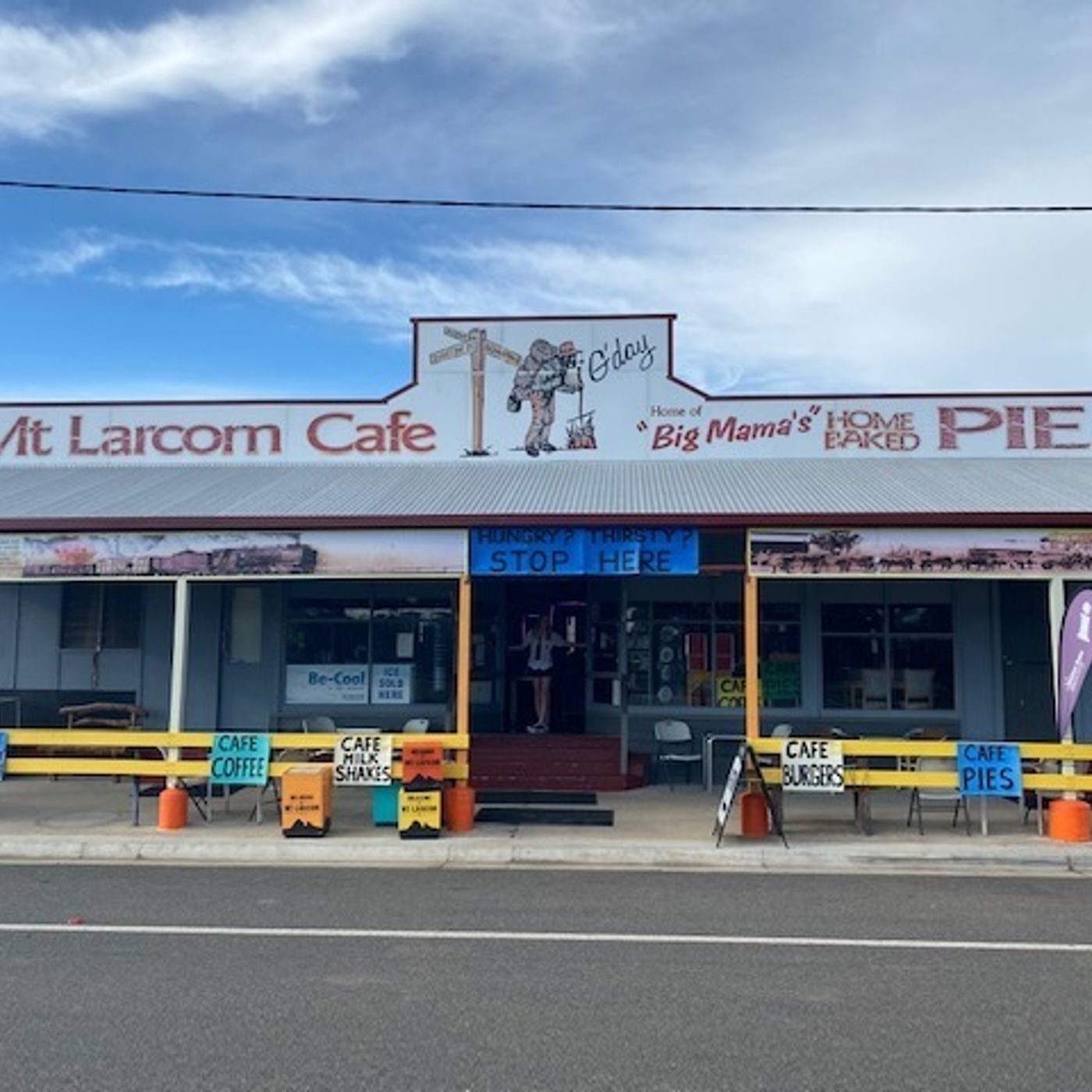 140: Mt Larcom Cafe donating $1 for every pie sold  this weekend to charities plus get a free coffee from the Council episode artwork