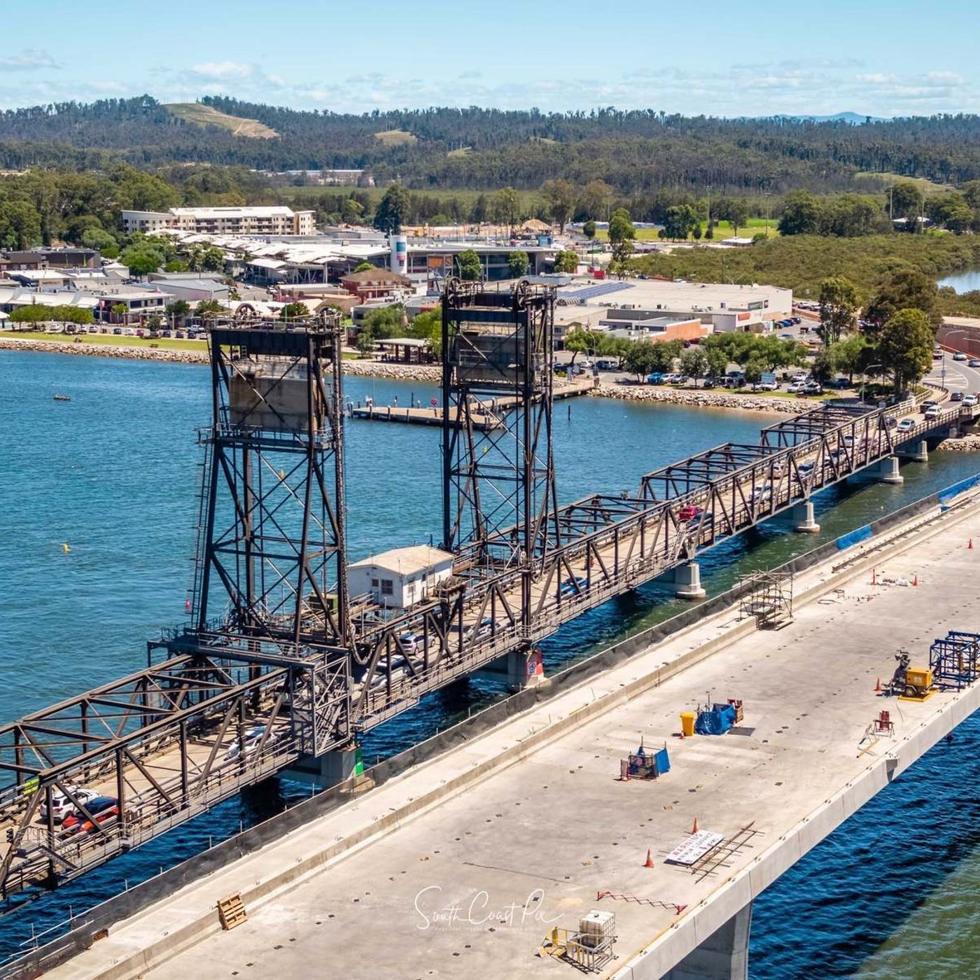Member for Bega Andrew Constance on the new Batemans Bay bridge episode artwork