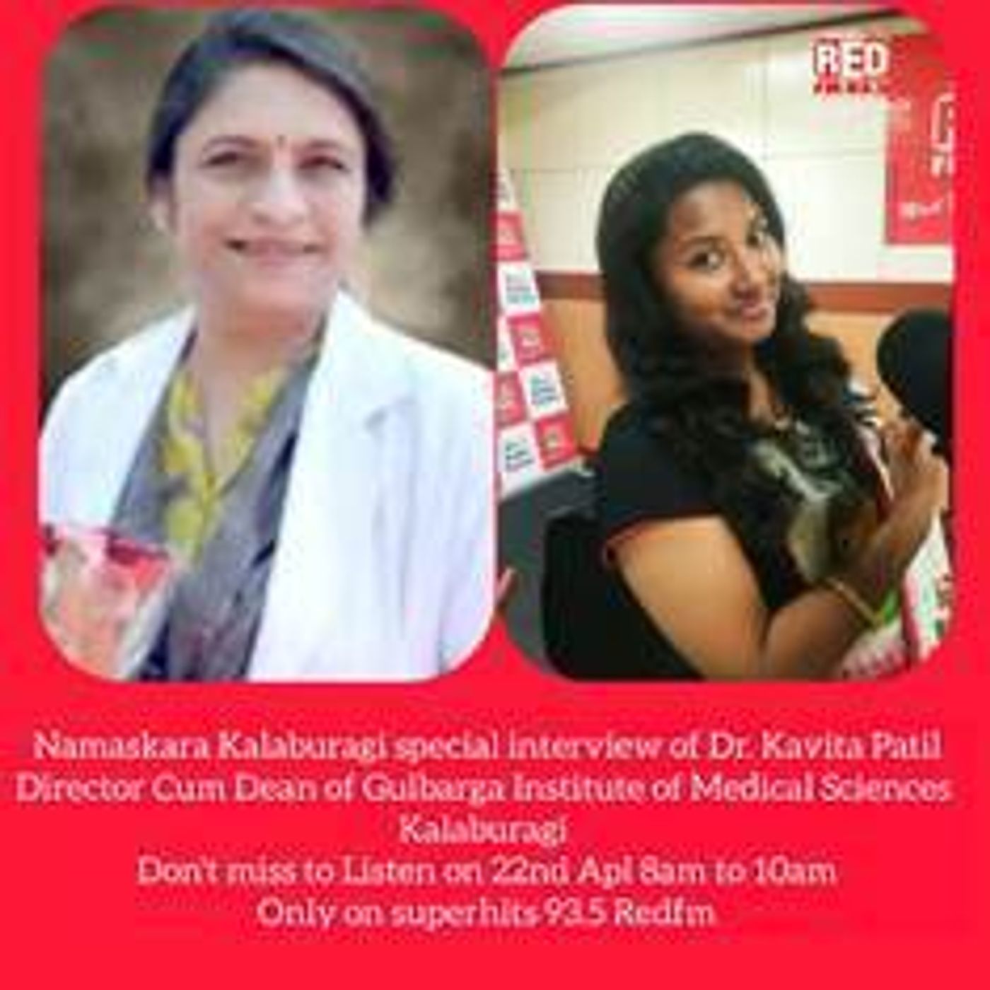 223: Namaskara Kalburgi Special Interview with DR KAVITA PATIL Director cum dean Gulbarga institute of Medical sciences kalaburagi