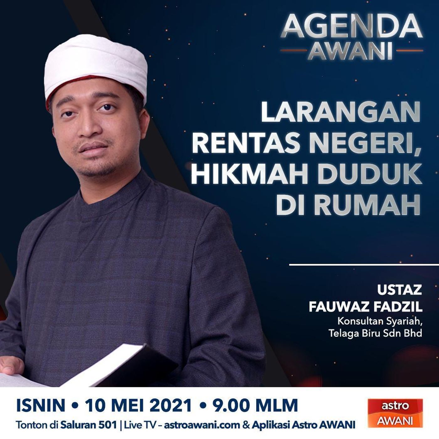 Agenda AWANI: Larangan rentas negeri, hikmah duduk di rumah episode artwork