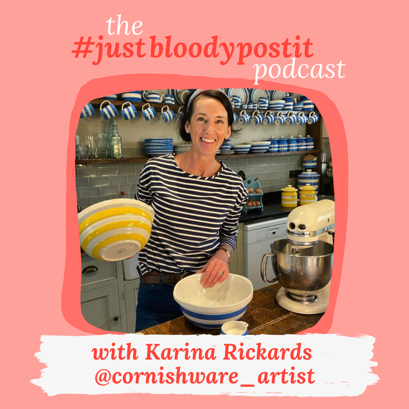 S1 Ep4: Being a shopkeeper on Instagram with Karina Rickards @cornishware_artist