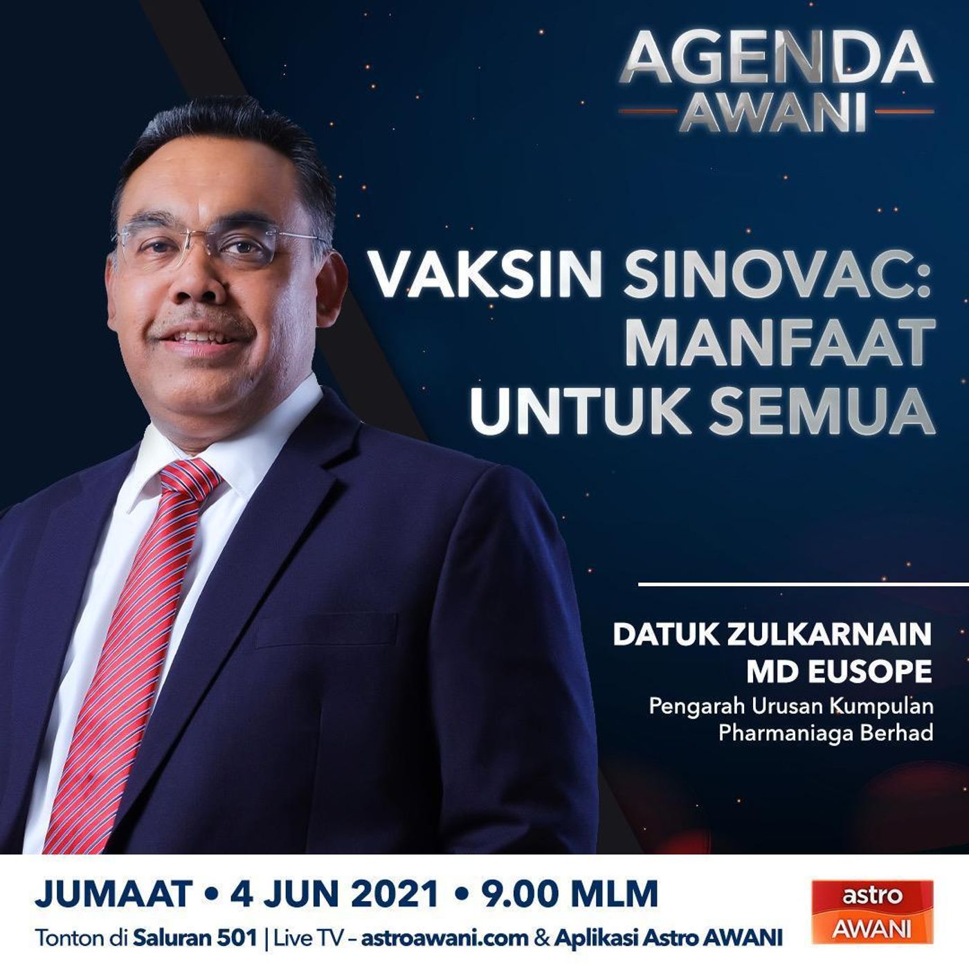 Agenda AWANI: Vaksin Sinovac | Manfaat untuk semua episode artwork