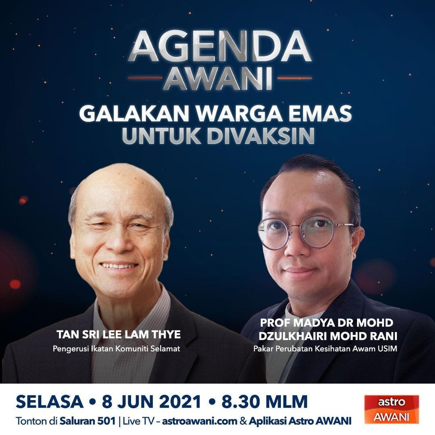Agenda AWANI: Galakan warga emas untuk divaksin episode artwork